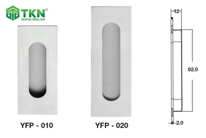 Kích thước Yale YFP-020