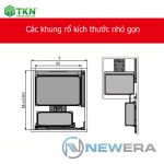 Kệ tủ đồ khô cánh mở 6 TẦNG, 12 RỔ – MÃ NE566.450 6