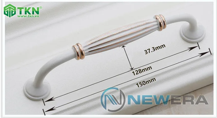 Kích thước tay nắm tủ NewEra NE2857.128WG