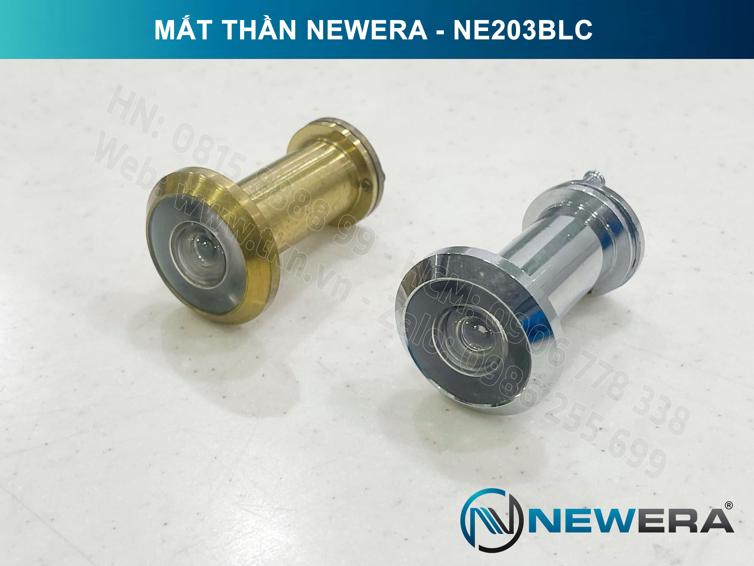 Mắt thần NewEra góc nhìn 200 độ NE203BLC 9