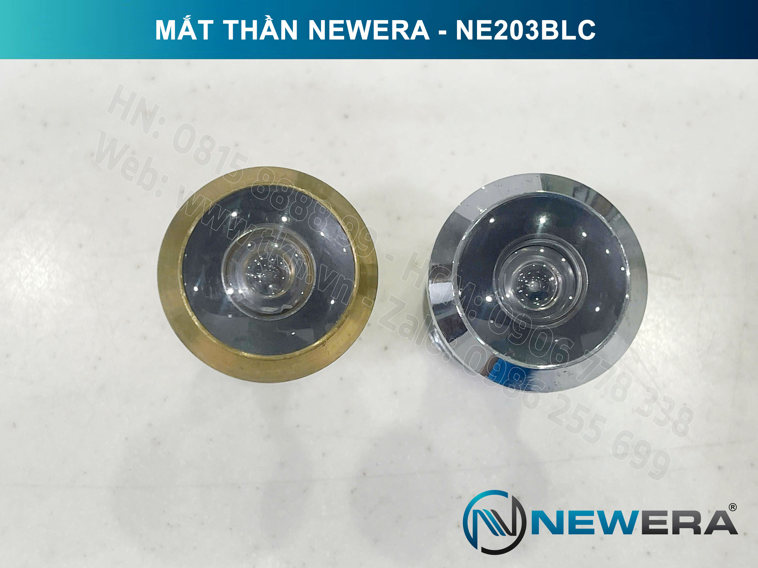 Mắt thần NewEra góc nhìn 200 độ NE203BLC 8