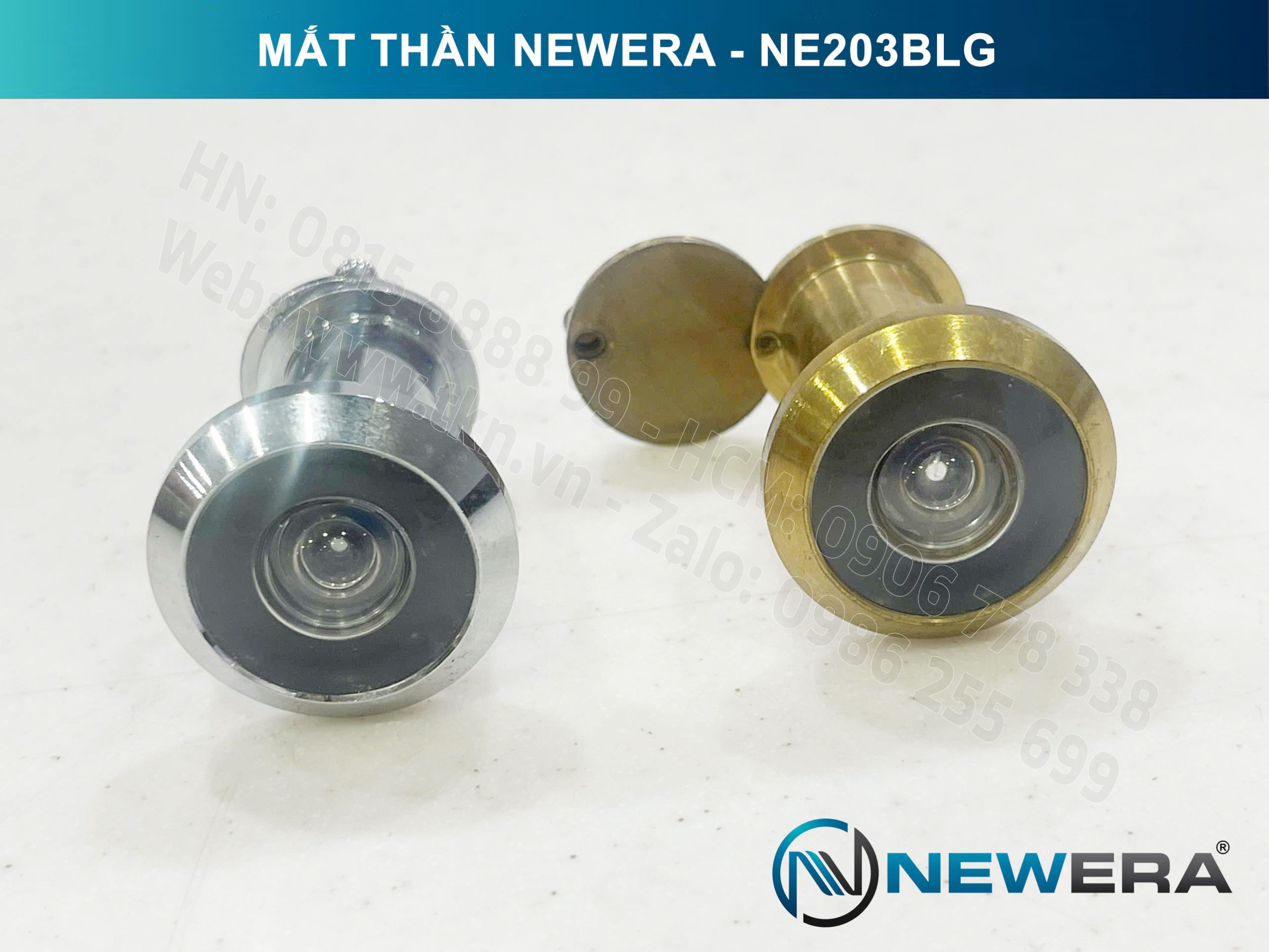 Mắt thần NewEra chất liệu đồng góc nhìn 200 độ NE203BLG 10