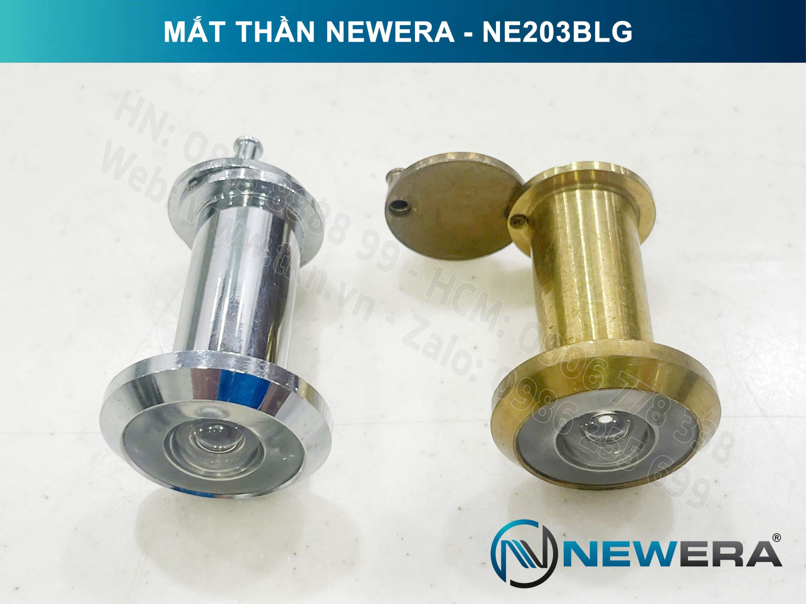 Mắt thần NewEra chất liệu đồng góc nhìn 200 độ NE203BLG 14