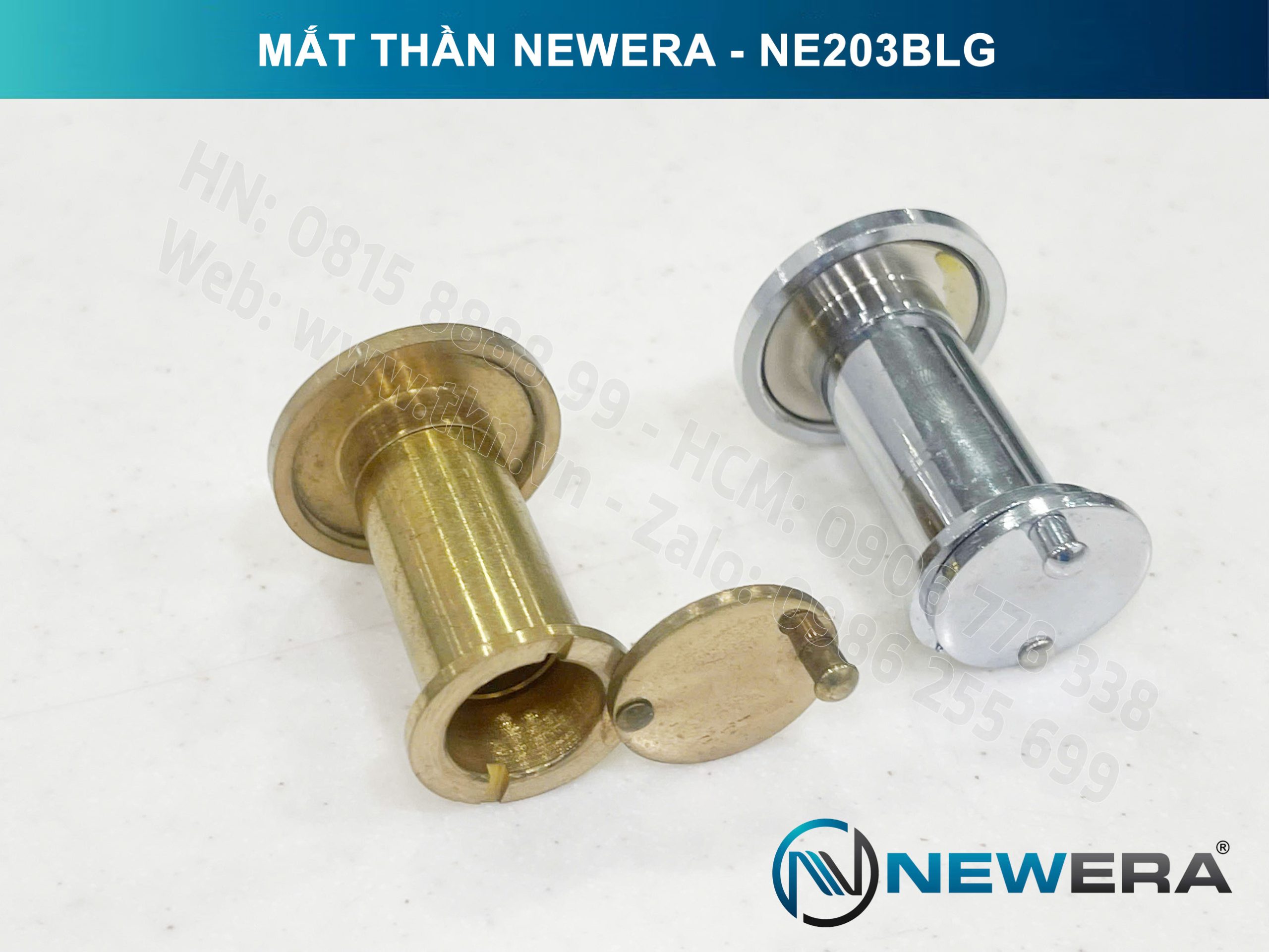 Mắt thần NewEra chất liệu đồng góc nhìn 200 độ NE203BLG 13