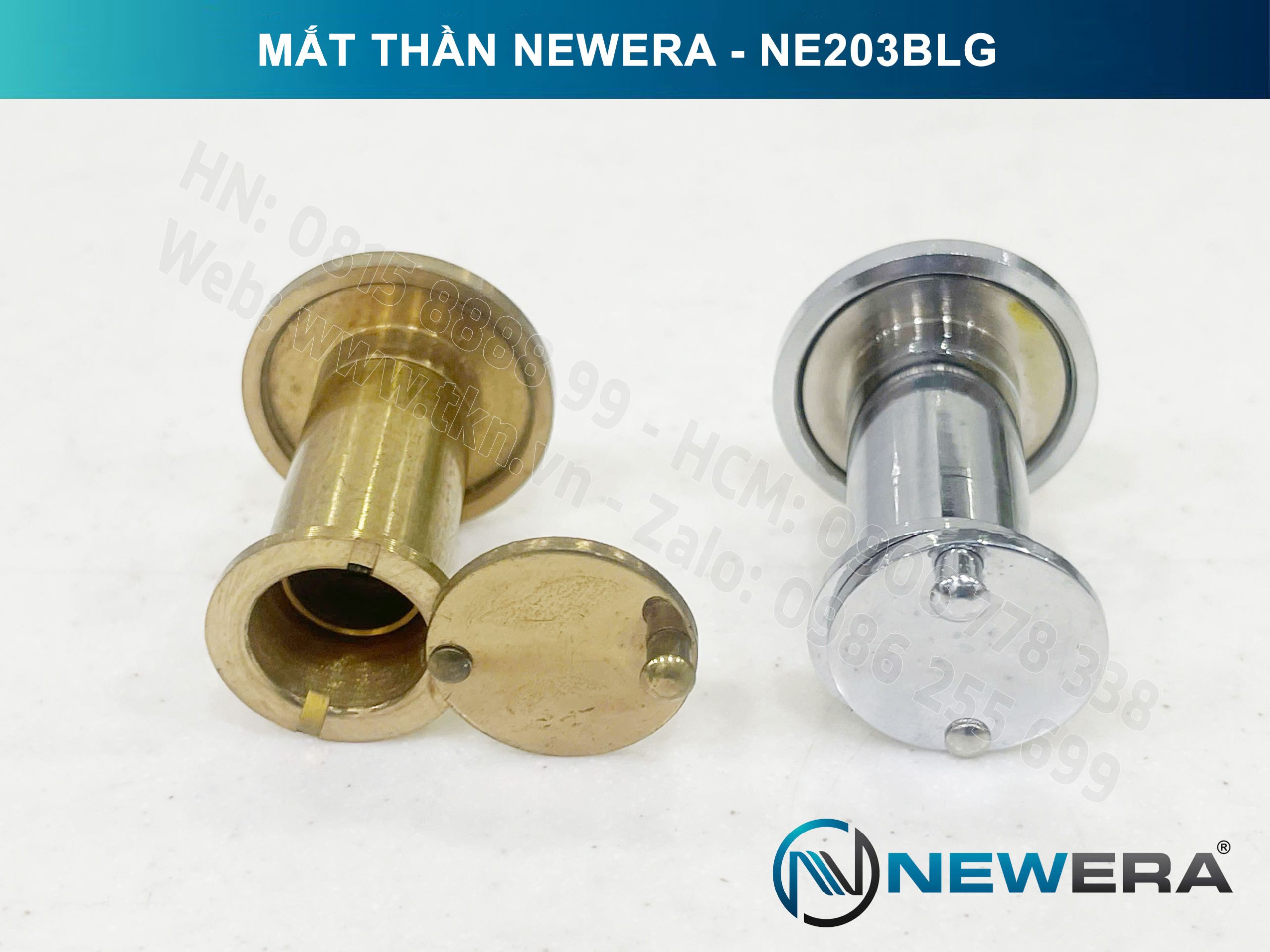 Mắt thần NewEra chất liệu đồng góc nhìn 200 độ NE203BLG 12