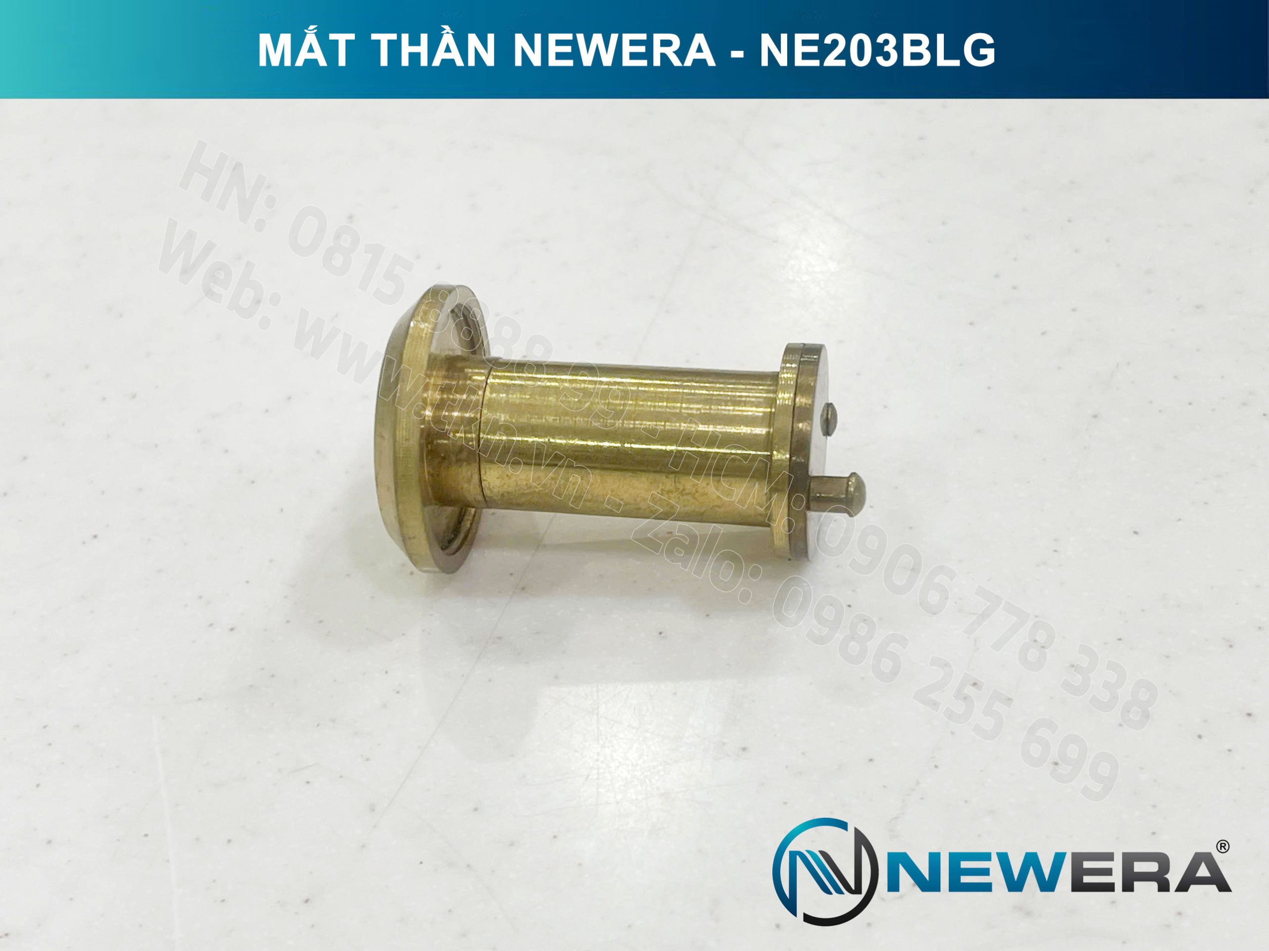 Mắt thần NewEra chất liệu đồng góc nhìn 200 độ NE203BLG 4