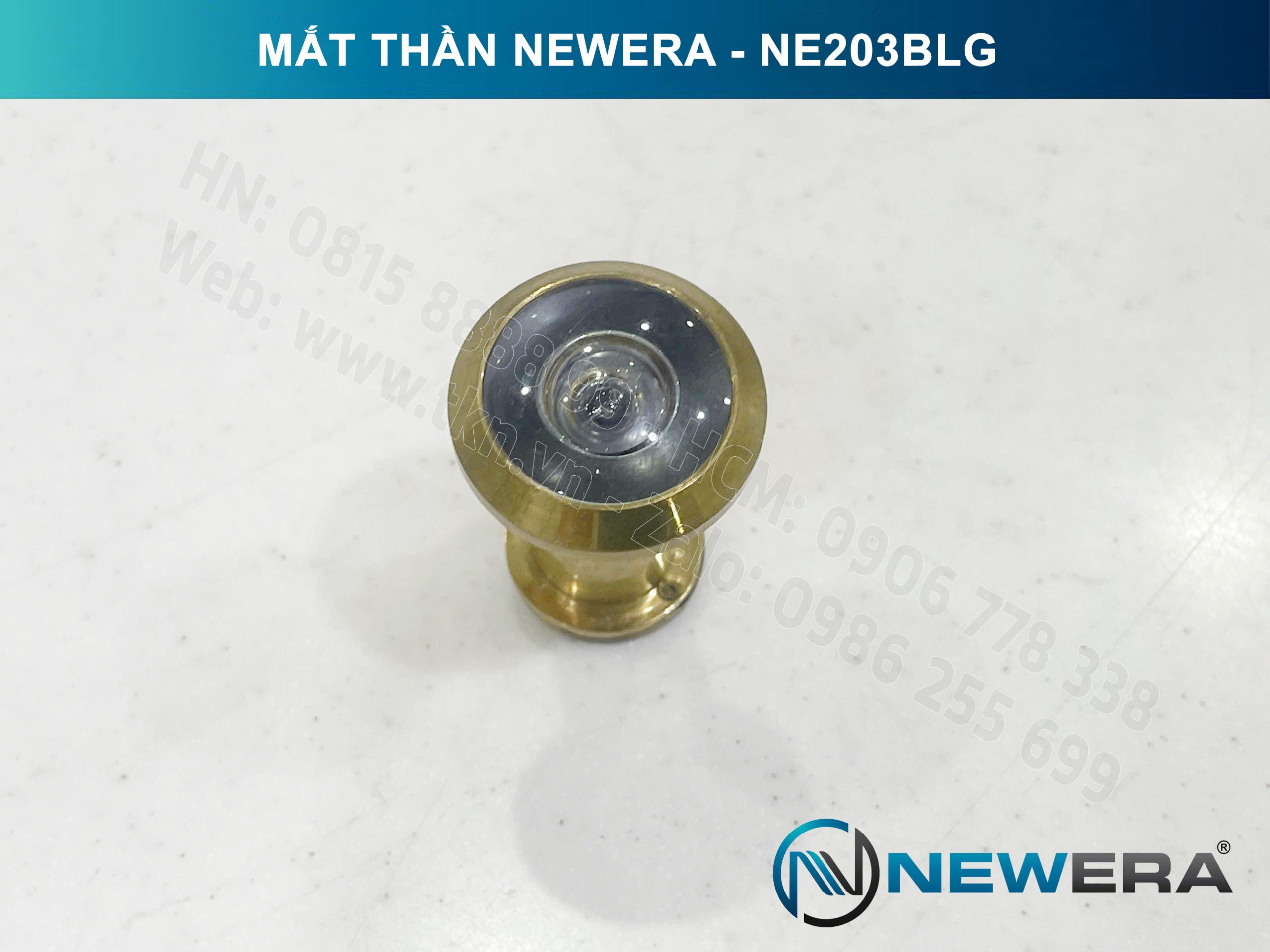 Mắt thần NewEra chất liệu đồng góc nhìn 200 độ NE203BLG 3