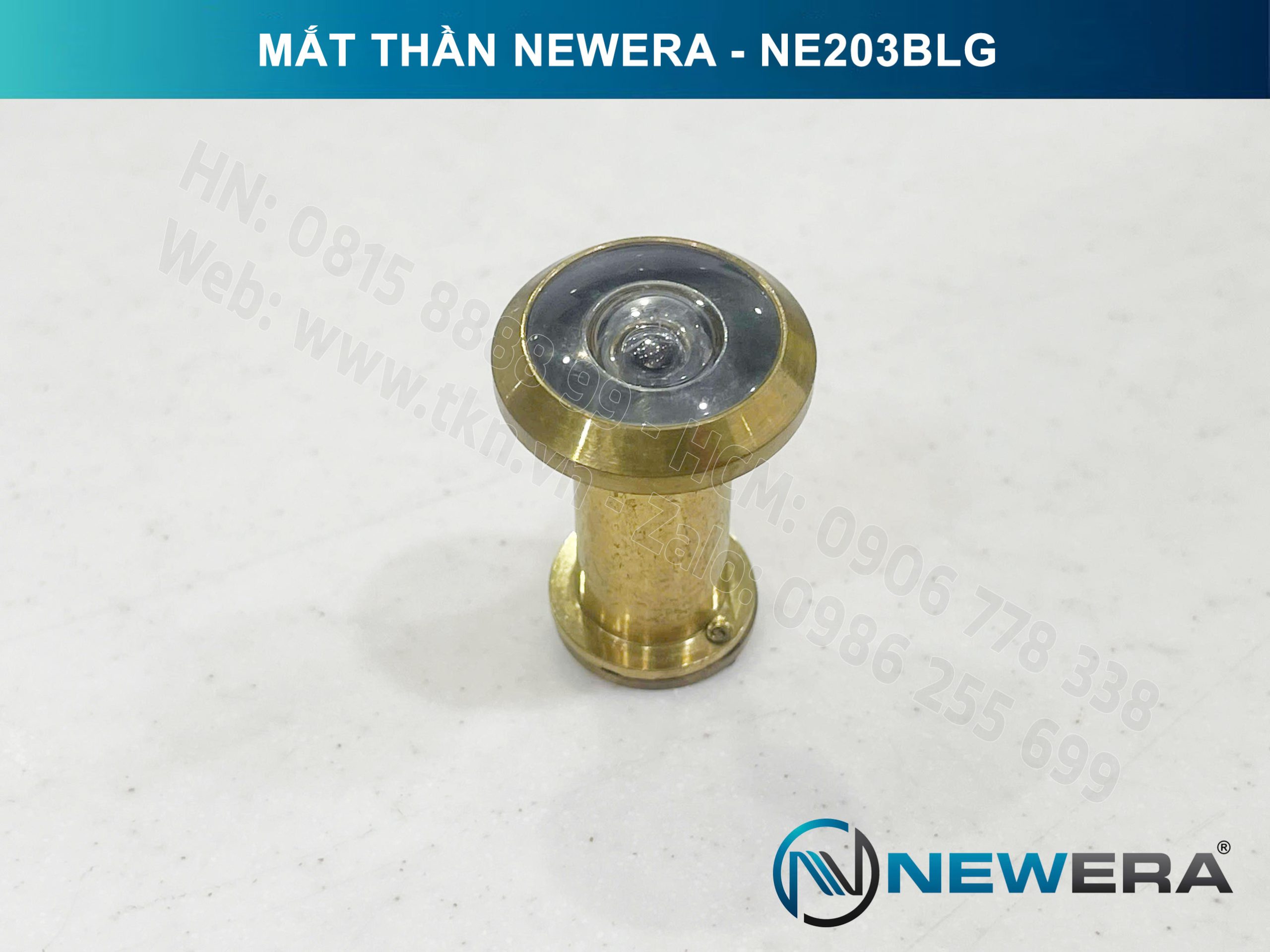 Mắt thần NewEra chất liệu đồng góc nhìn 200 độ NE203BLG 2