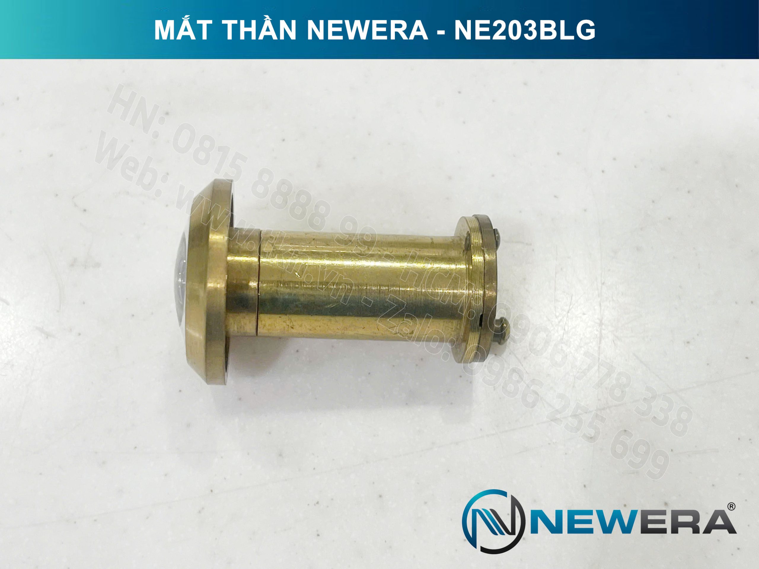 Mắt thần NewEra chất liệu đồng góc nhìn 200 độ NE203BLG 5