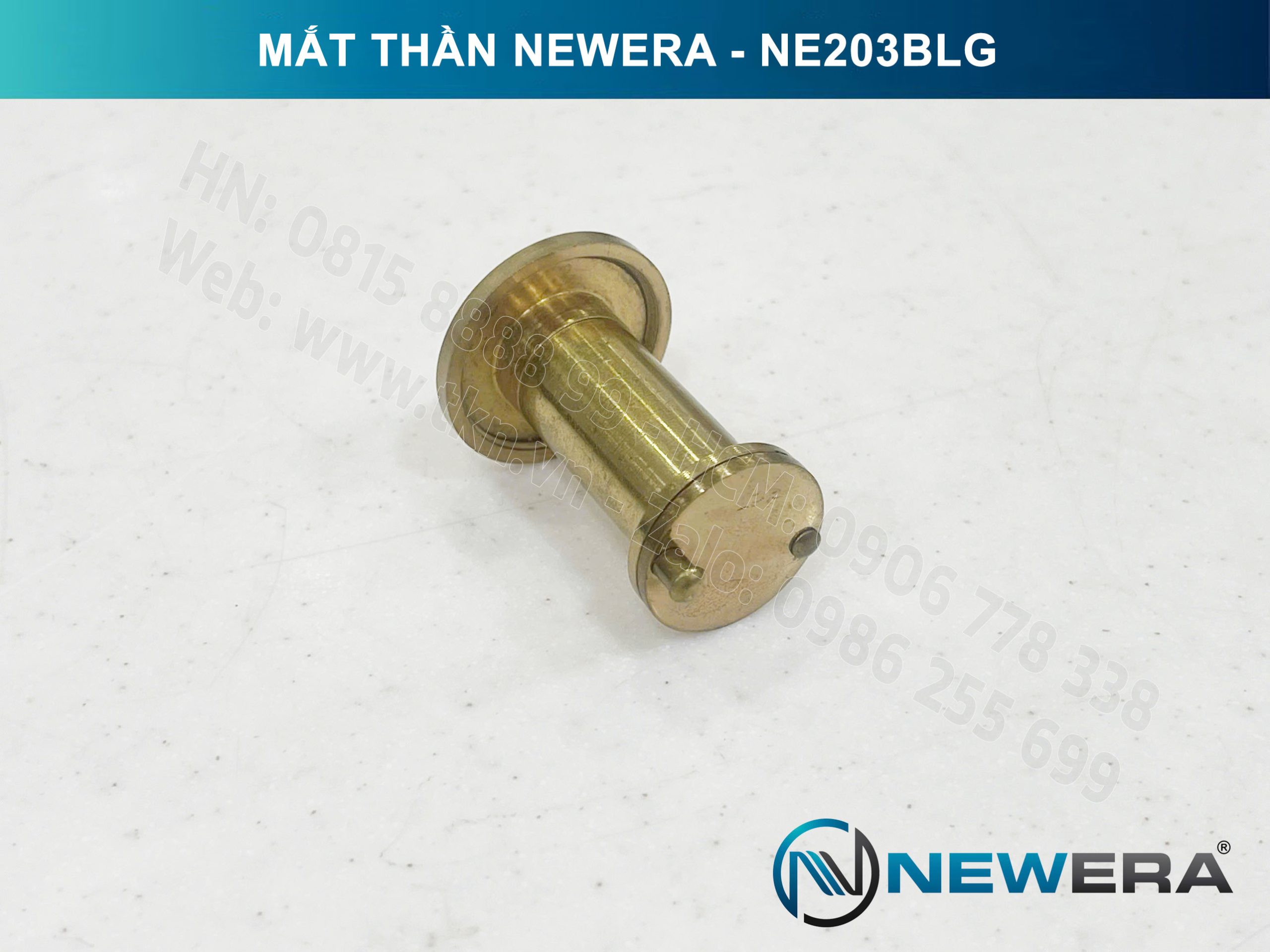 Mắt thần NewEra chất liệu đồng góc nhìn 200 độ NE203BLG 6