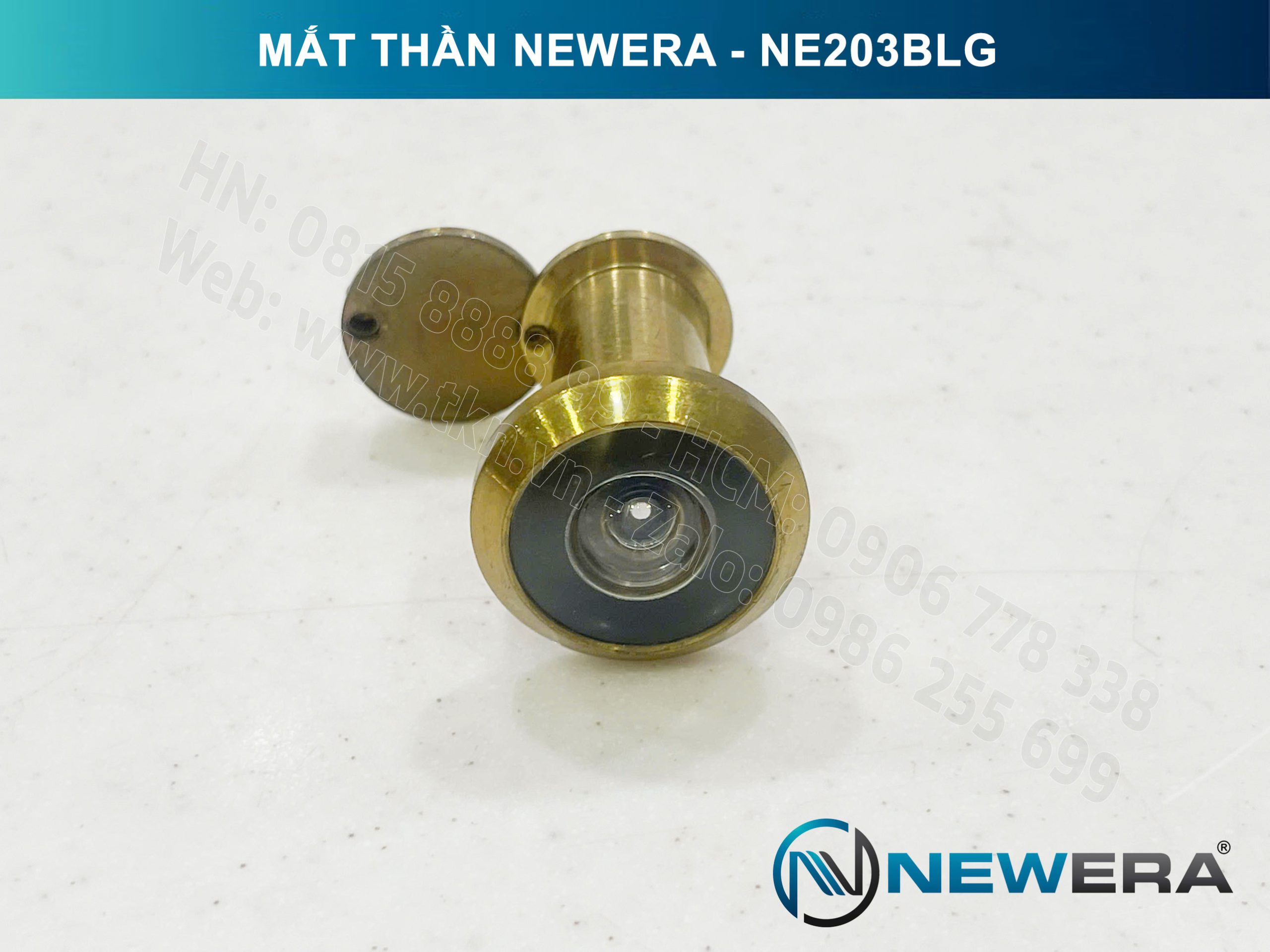 Mắt thần NewEra chất liệu đồng góc nhìn 200 độ NE203BLG 7