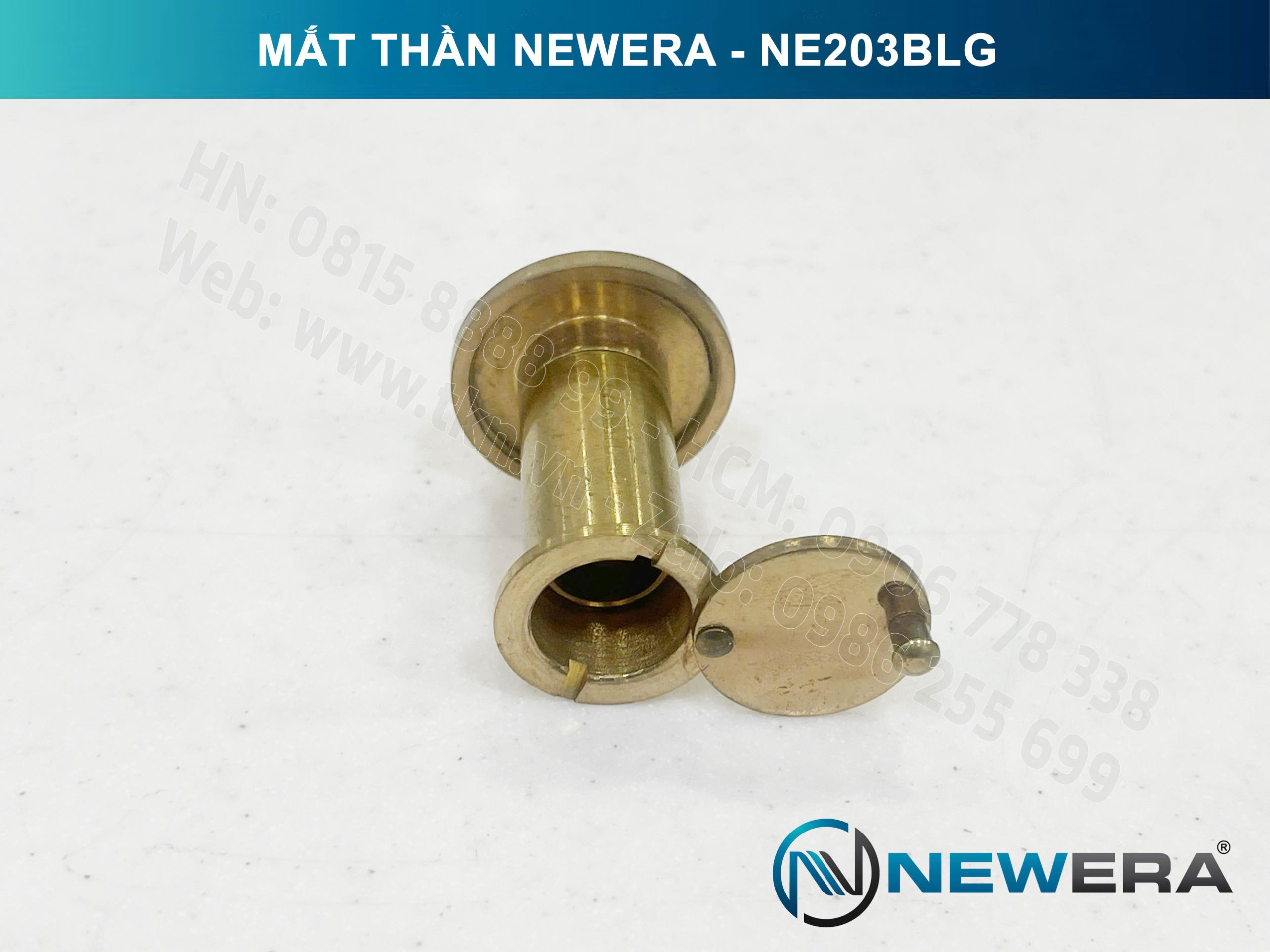 Mắt thần NewEra chất liệu đồng góc nhìn 200 độ NE203BLG 9