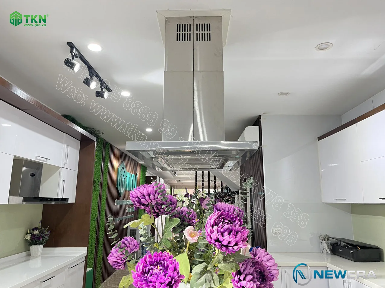 Máy hút mùi NewEra inox 304 1000mm NE1101HH 8