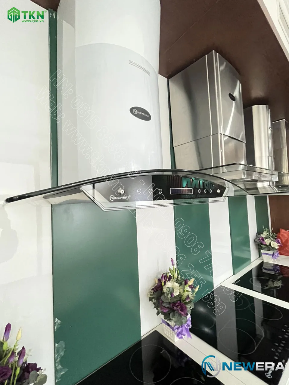 Máy hút mùi NewEra thép không gỉ 900mm NE9006HE 3