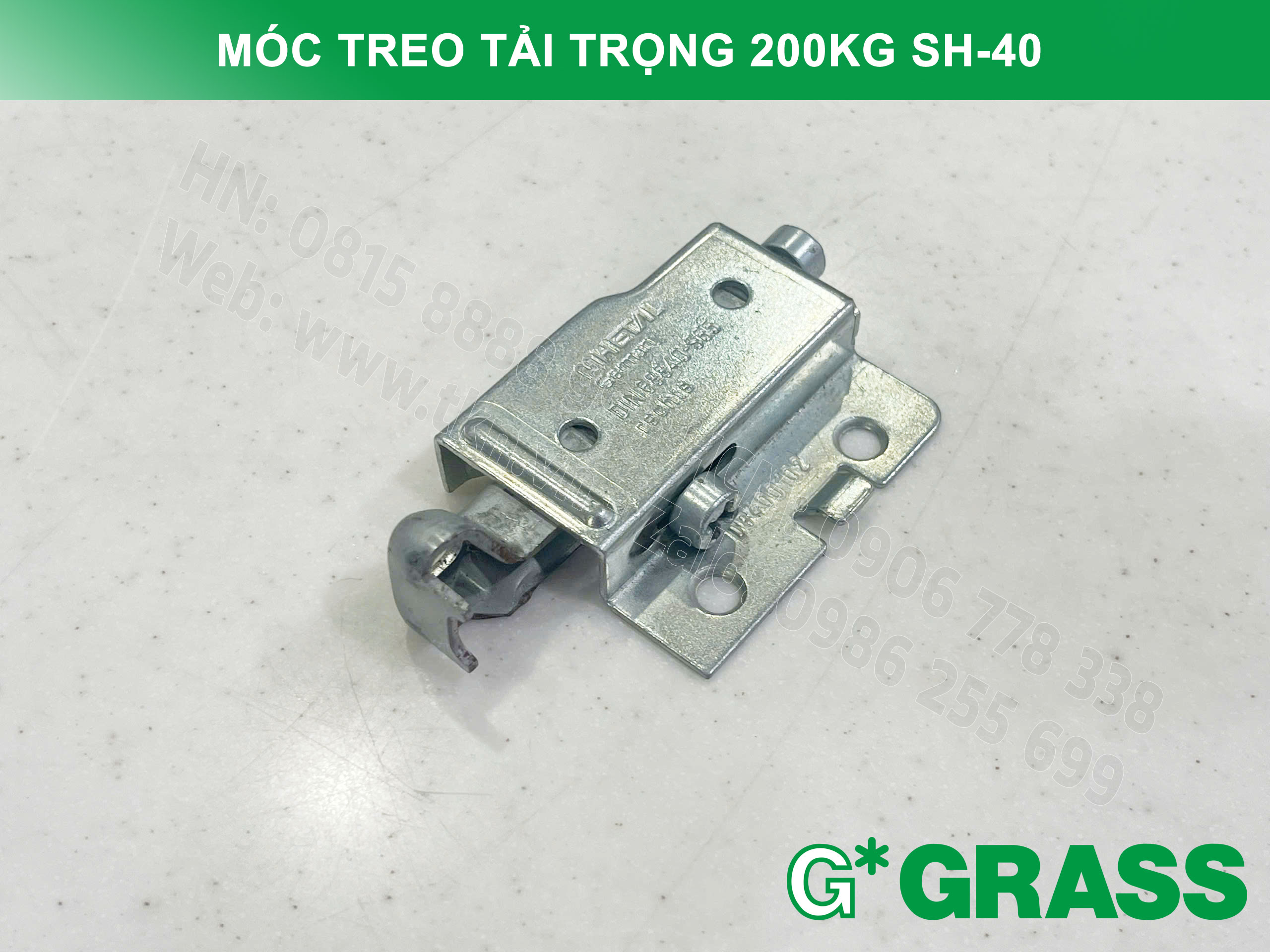 Móc treo Grass vách inox SH-40