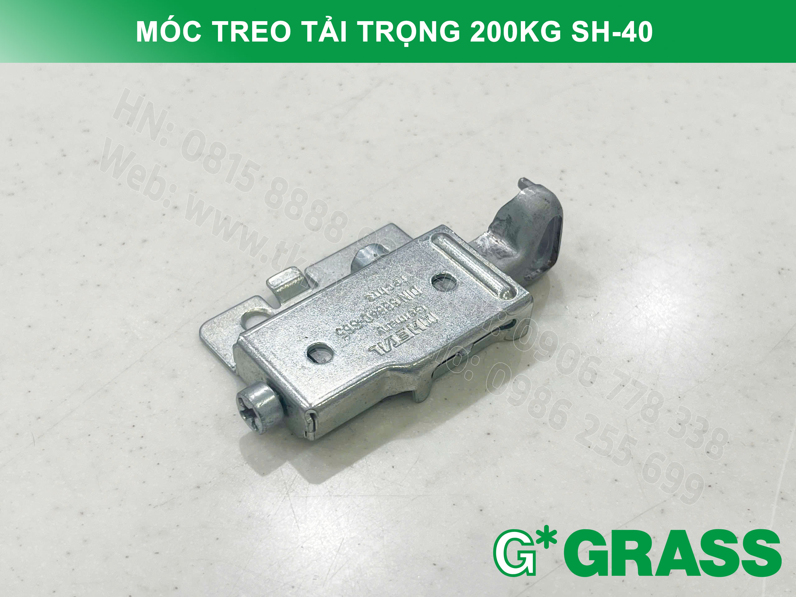 Móc treo Grass vách inox SH-40 6