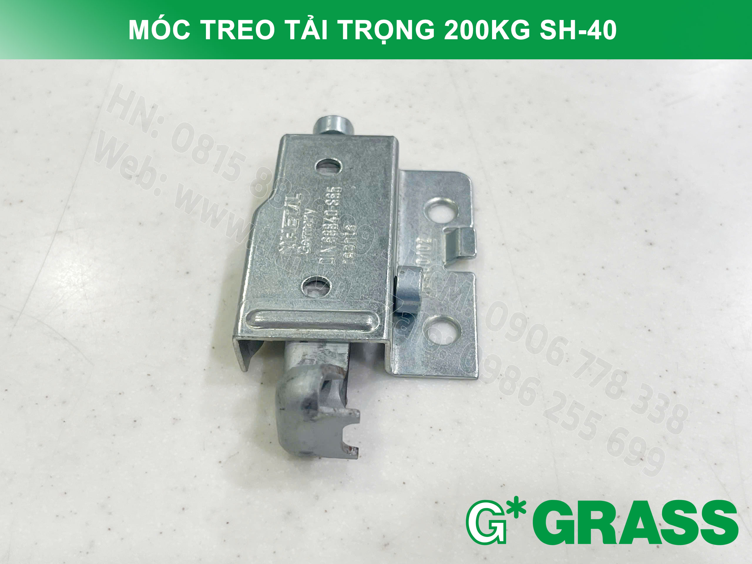 Móc treo Grass vách inox SH-40 5
