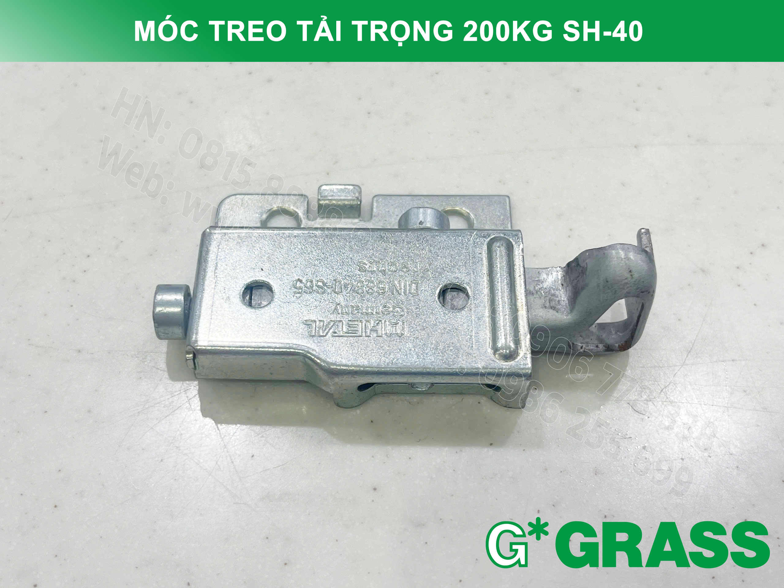 Móc treo Grass vách inox SH-40 3
