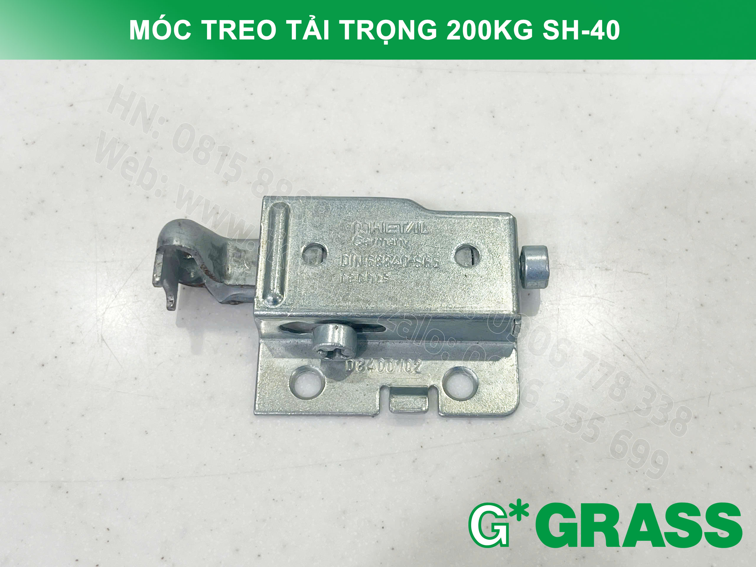 Móc treo Grass vách inox SH-40 2