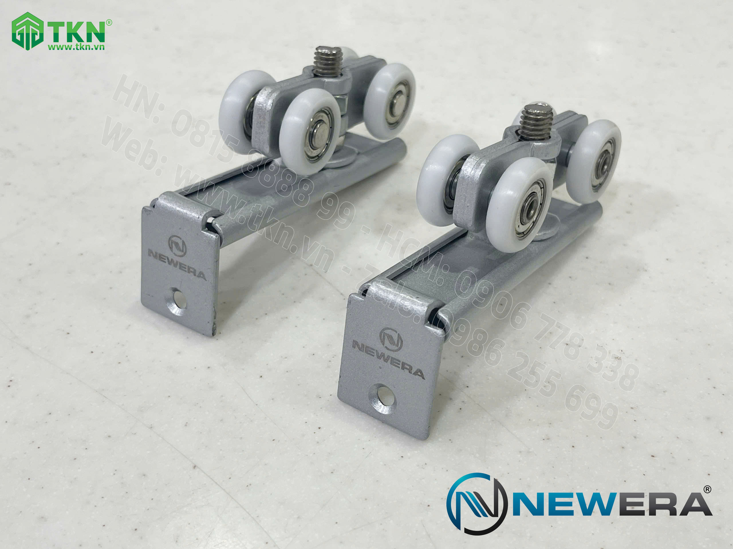 Phụ kiện cửa trượt lùa NewEra tải trọng 80kg/cánh NE143A 13