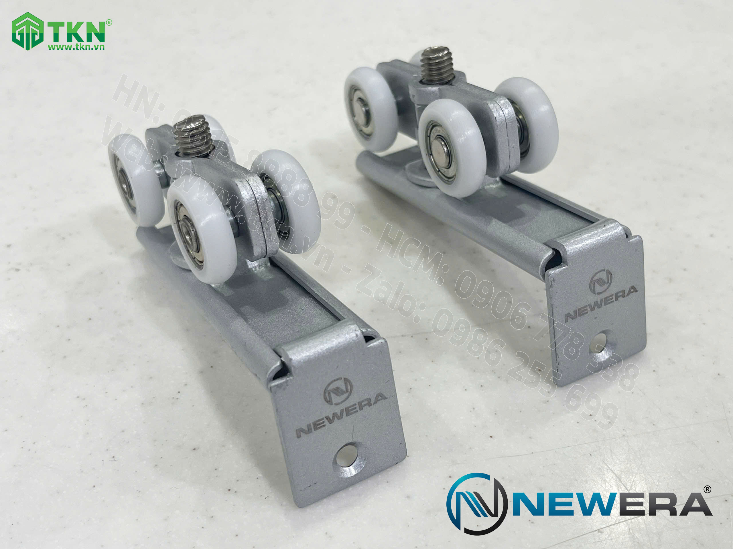Phụ kiện cửa trượt lùa NewEra tải trọng 80kg/cánh NE143A 14