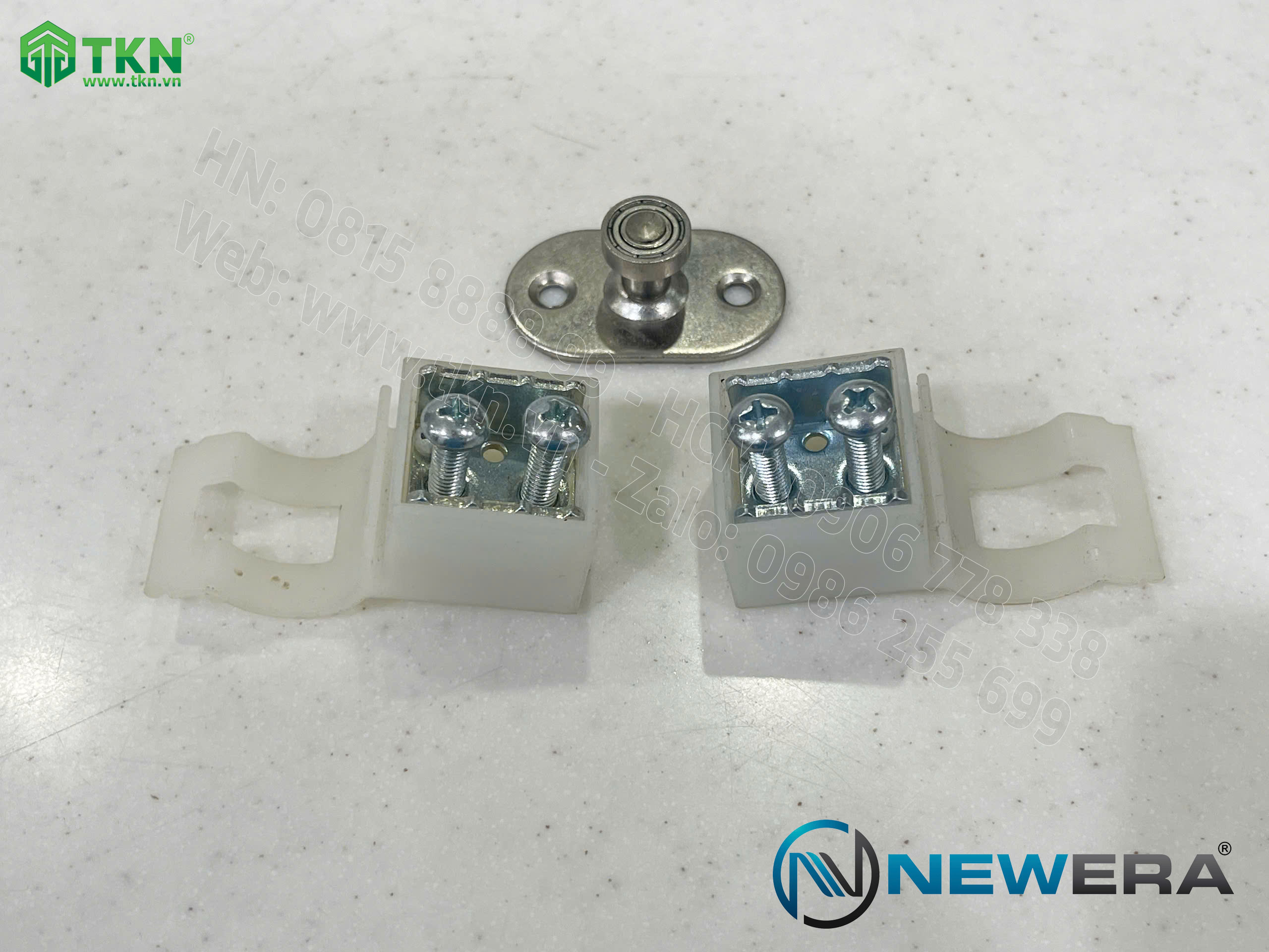 Phụ kiện cửa trượt lùa NewEra tải trọng 80kg/cánh NE143A 17