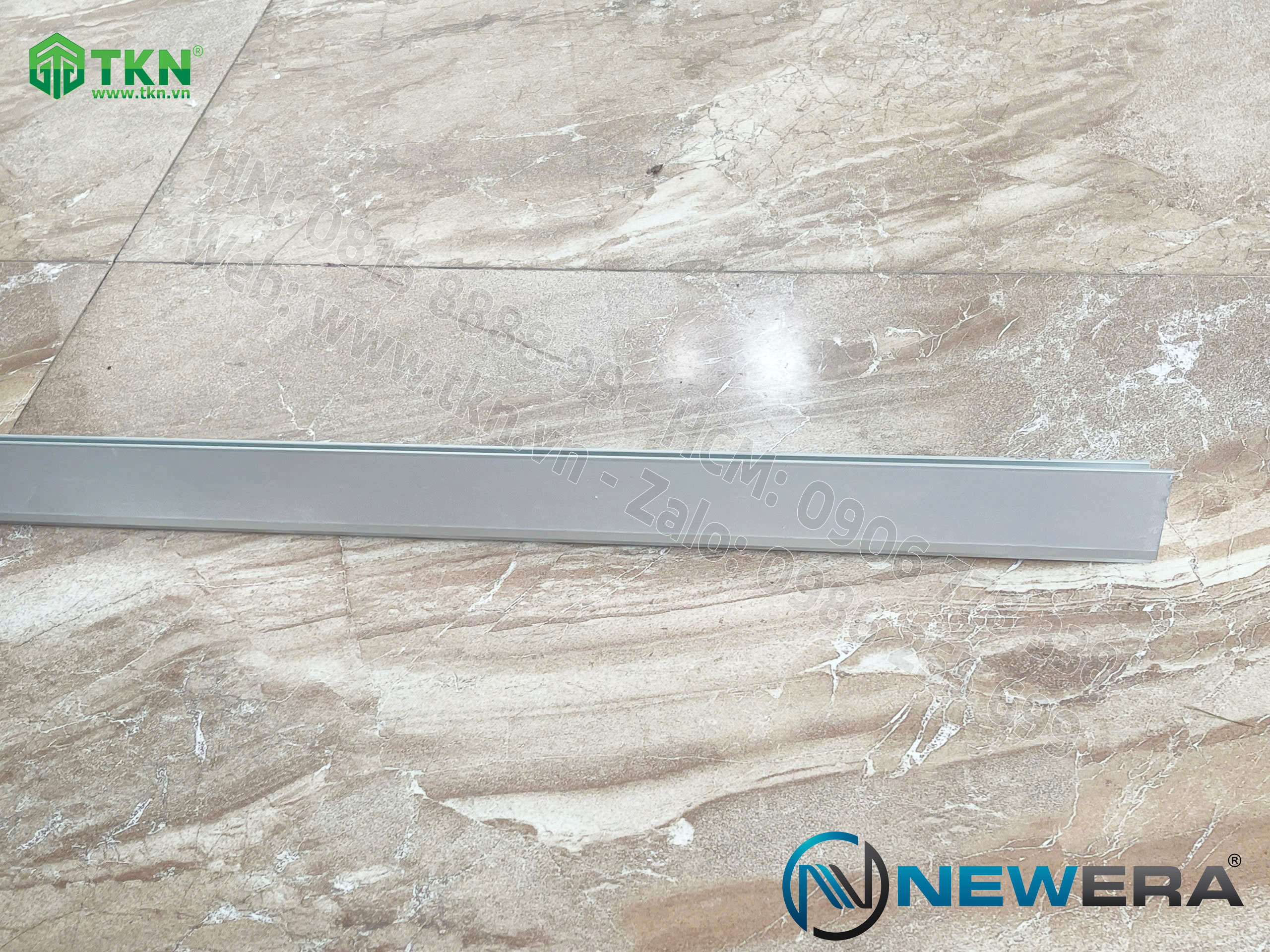 Ray trượt dẫn hướng cửa lùa NewEra dài 2m ray dưới NE787BT1 14