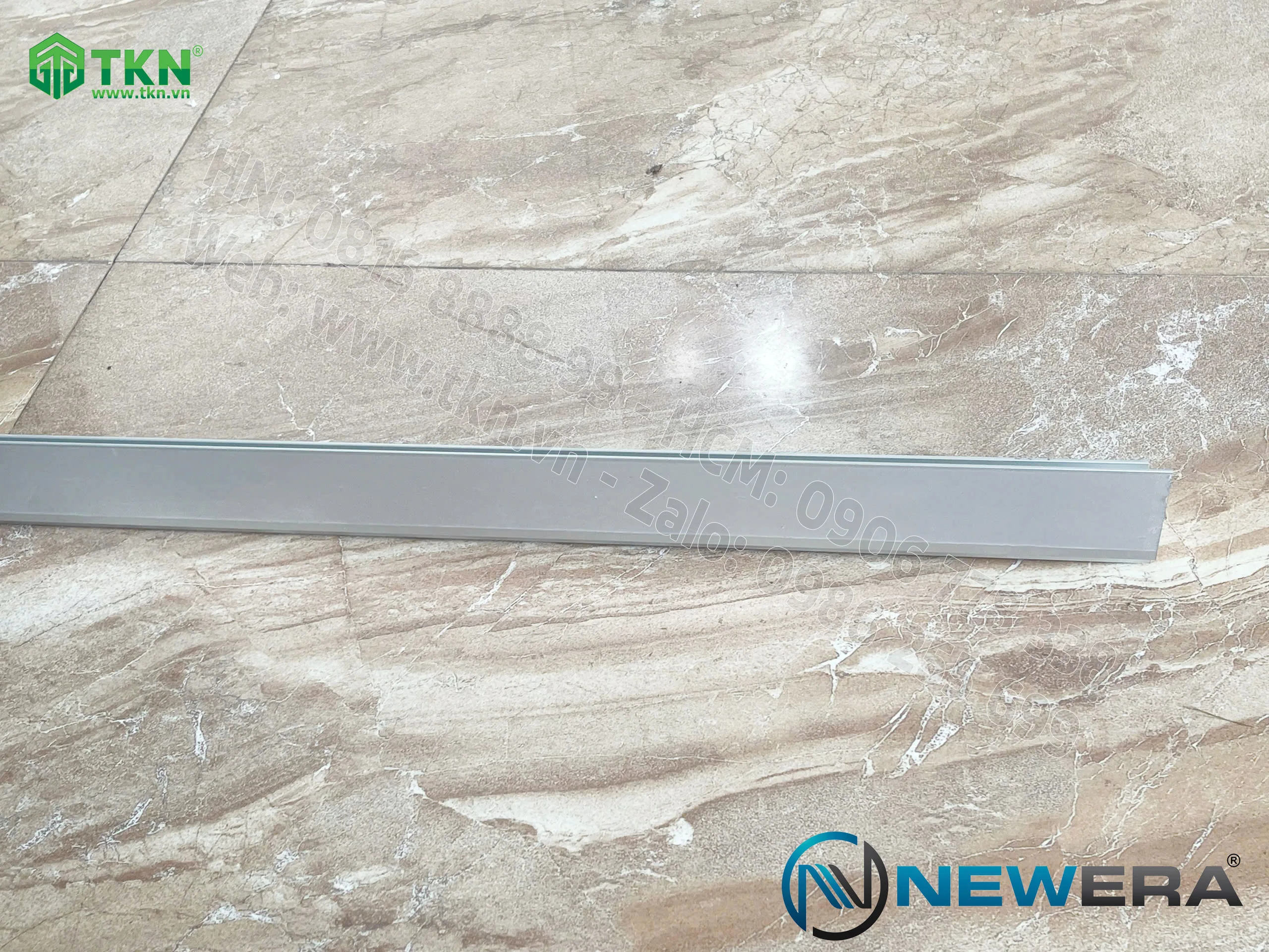 Ray trượt dẫn hướng cửa lùa NewEra dài 2m ray dưới NE787BT1 14