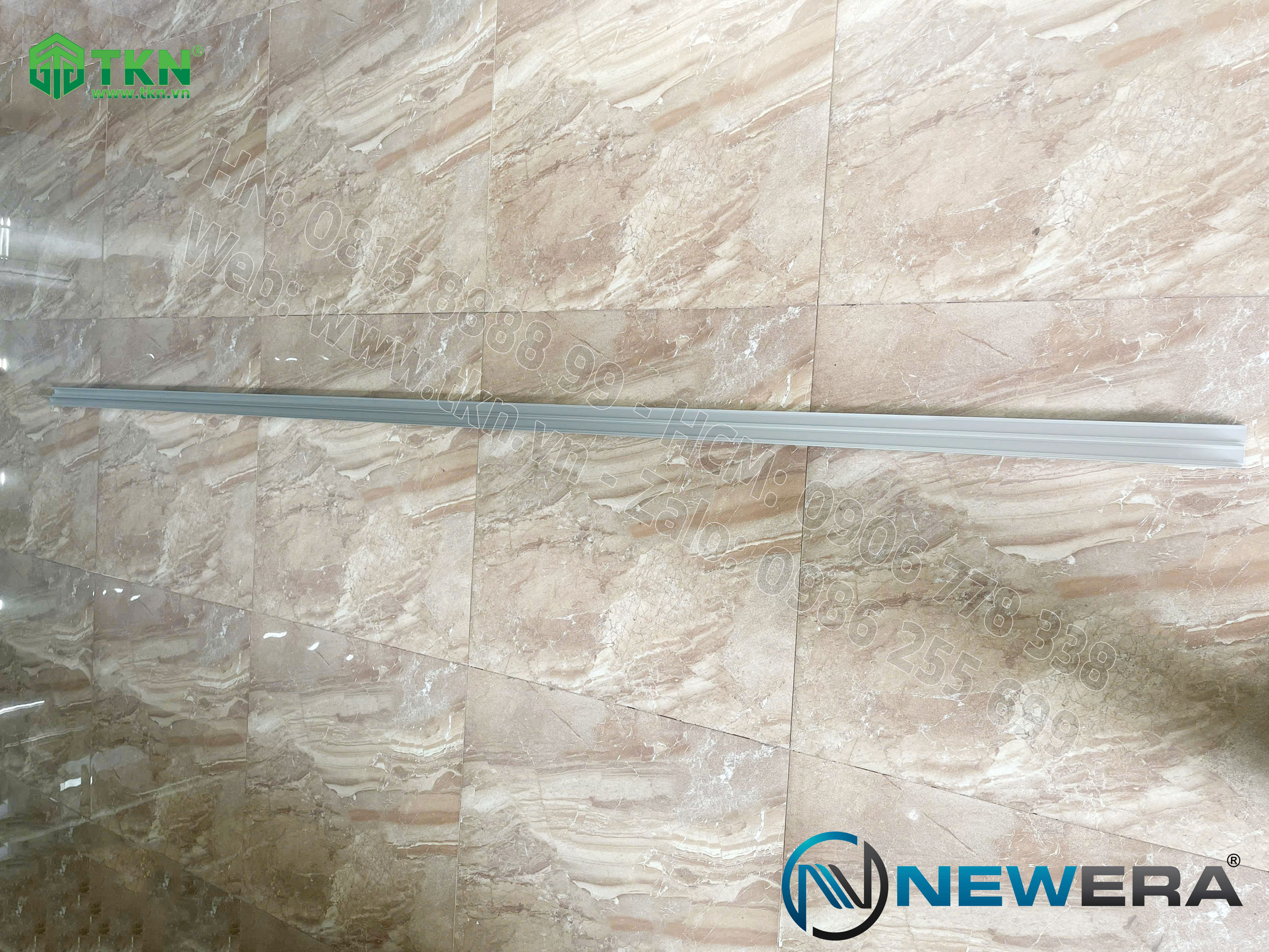 Ray trượt dẫn hướng cửa lùa NewEra dài 2m ray dưới NE787BT1 1