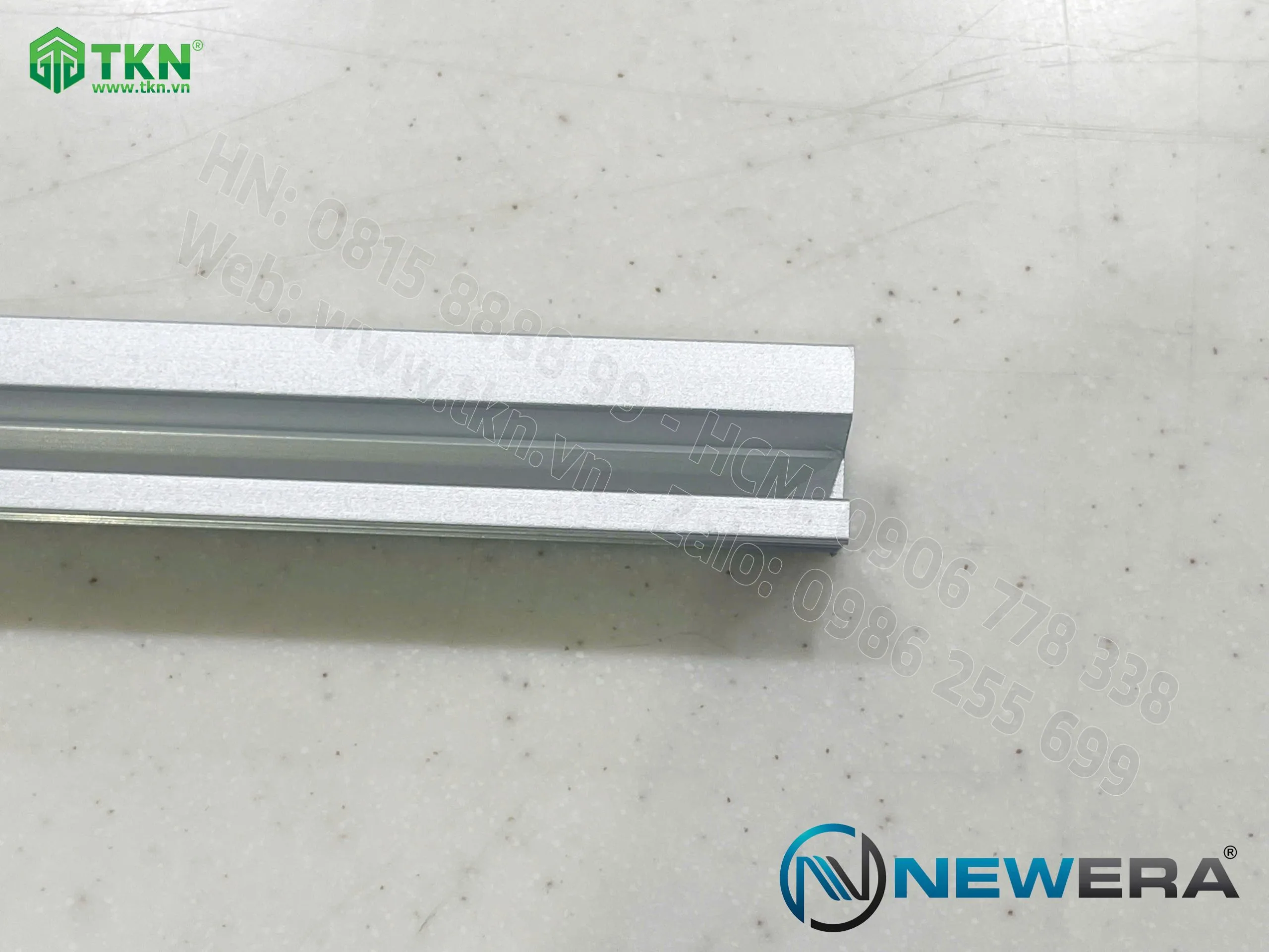 Ray trượt cửa lùa cánh lọt NewEra dài 2m NE800AT1 12