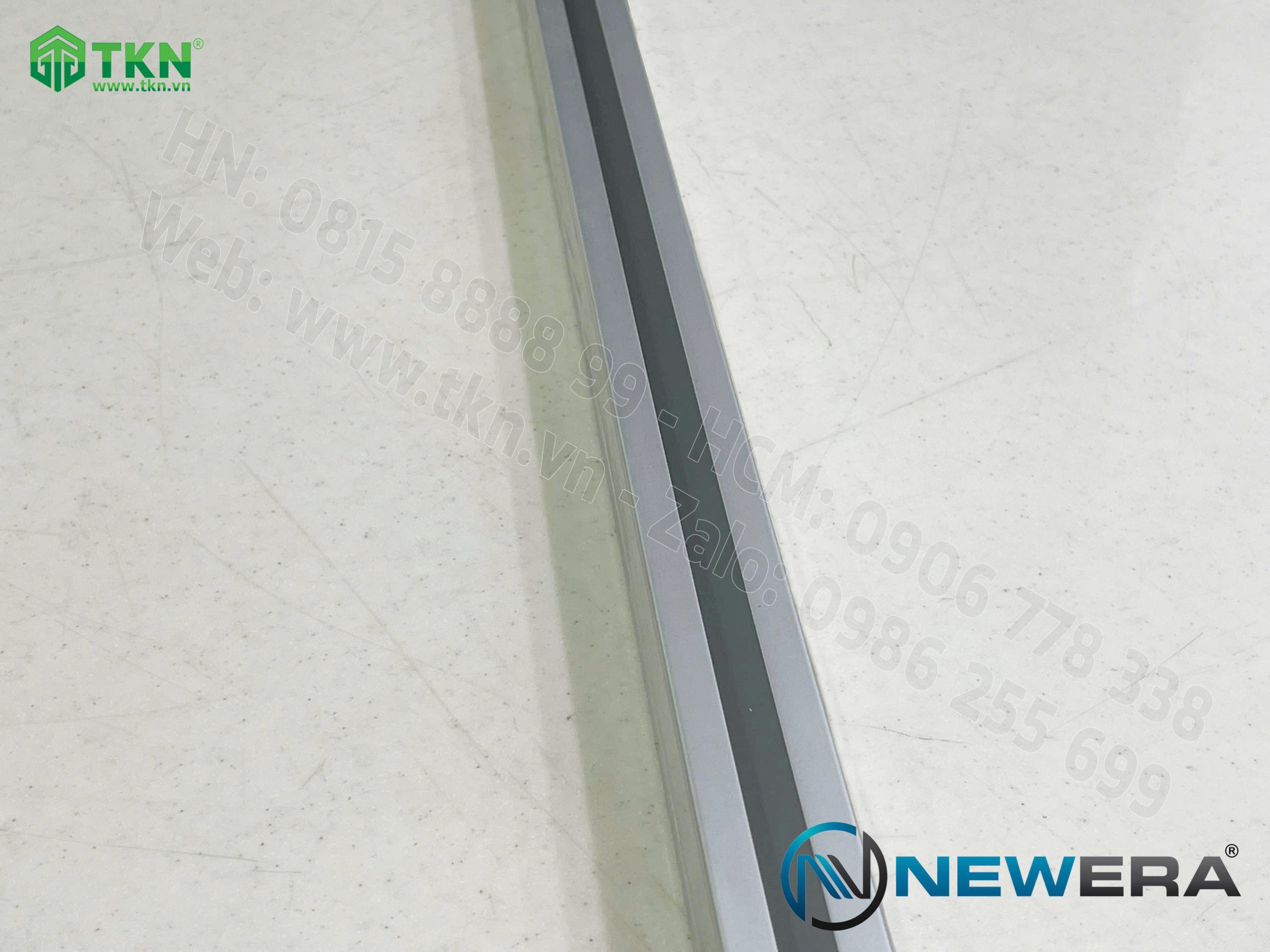 Ray trượt cửa gấp NewEra dài 2.5m ray trên NE801GT2 9