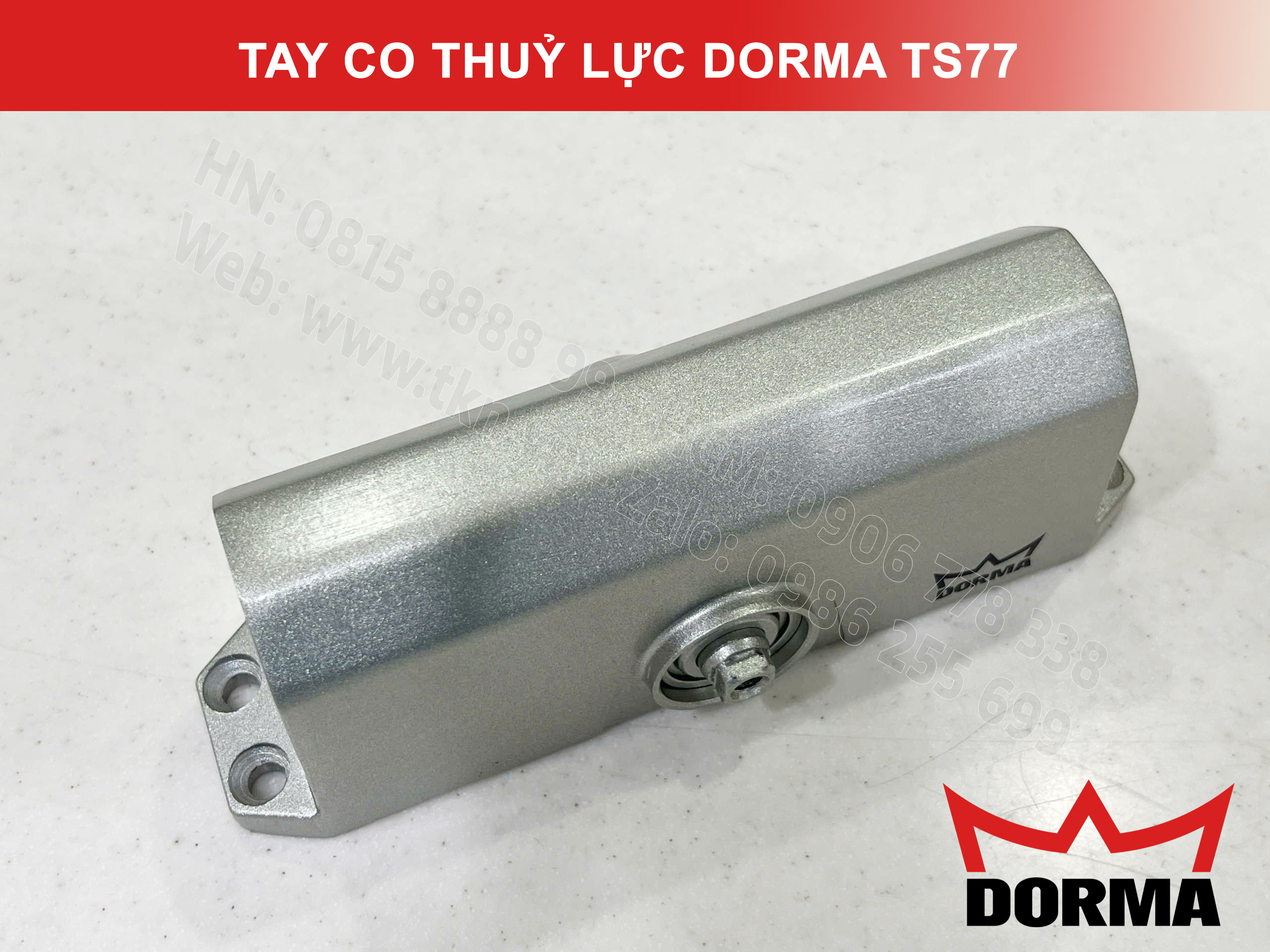 Tay co thuỷ lực Dorma chiều ngang cửa tối đa 1100mm TS77 14