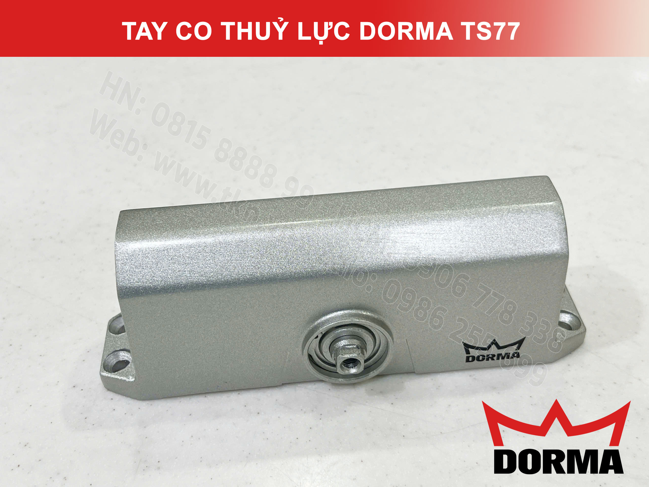 Tay co thuỷ lực Dorma chiều ngang cửa tối đa 1100mm TS77 13