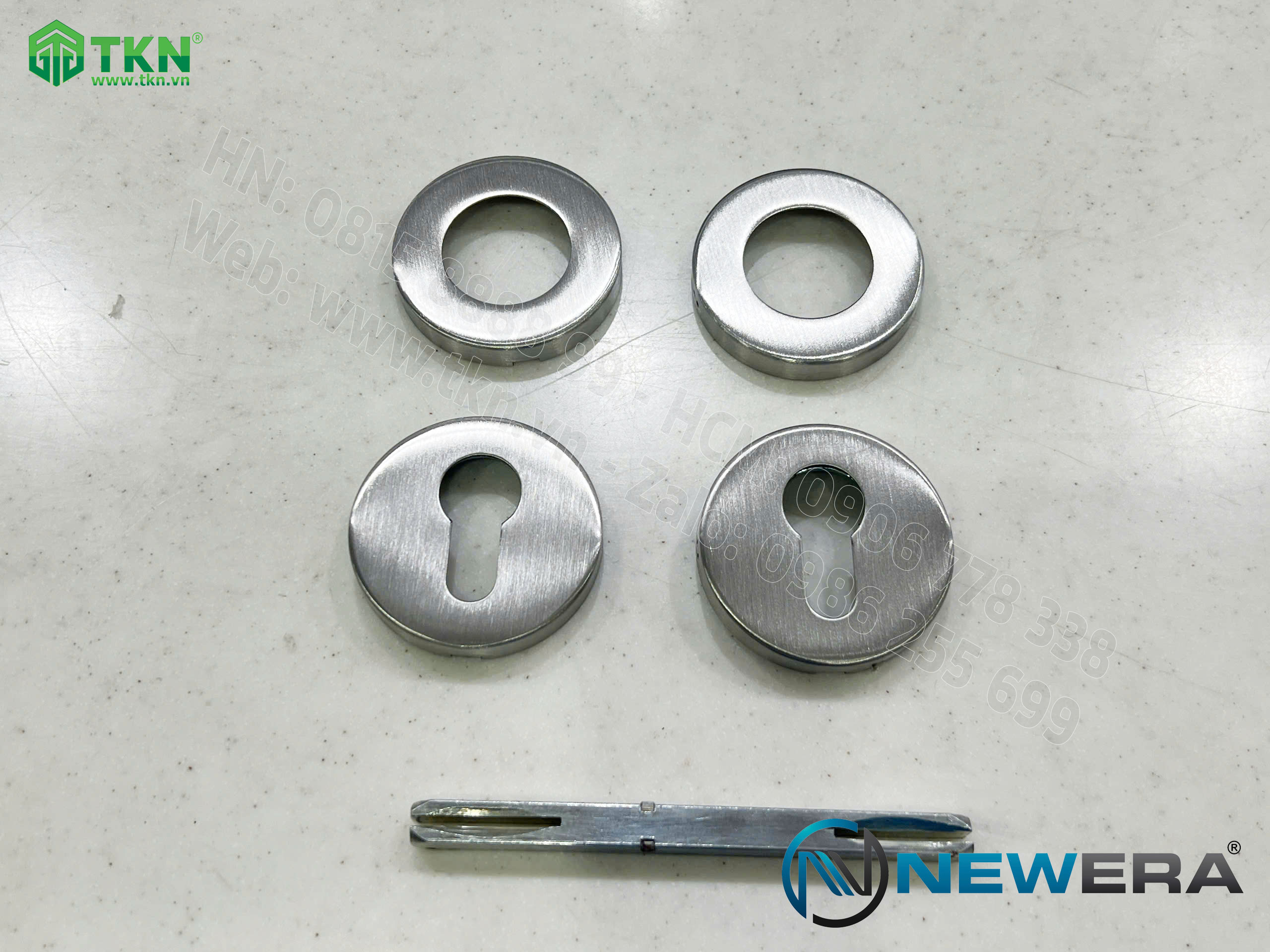 Tay gạt khóa cửa NewEra inox 304 TH123N 3