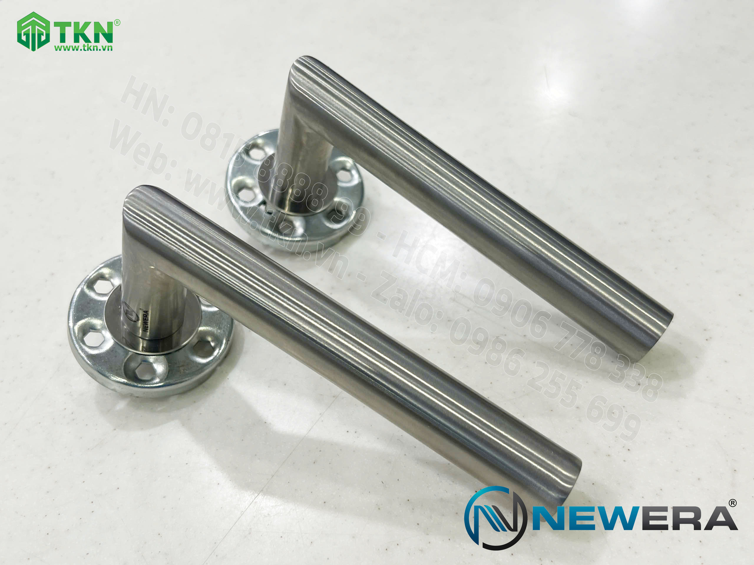 Tay gạt khóa cửa NewEra inox 304 TH123N 6