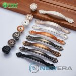 Tay nắm tủ hợp kim kẽm thiết kế sang trọng NE2303.128WG 5