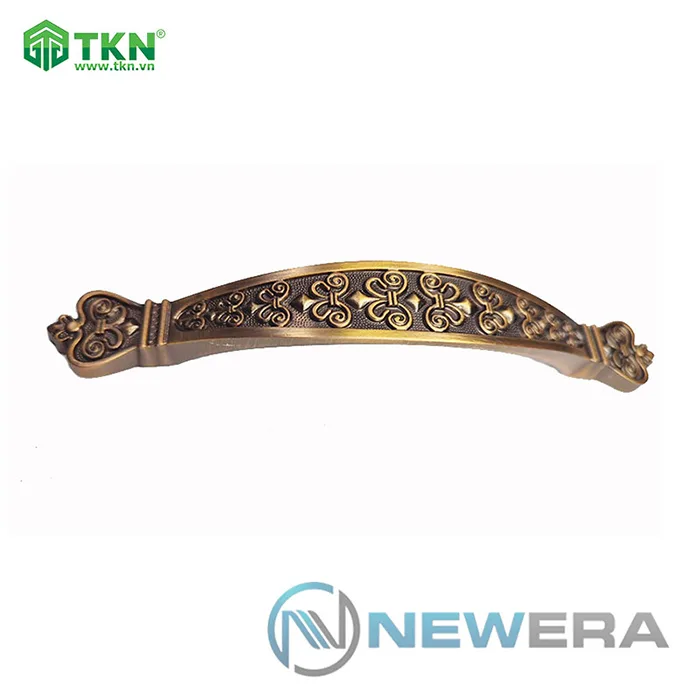 Tay nắm tủ hợp kim kẽm màu đồng cổ NE2465.128CF