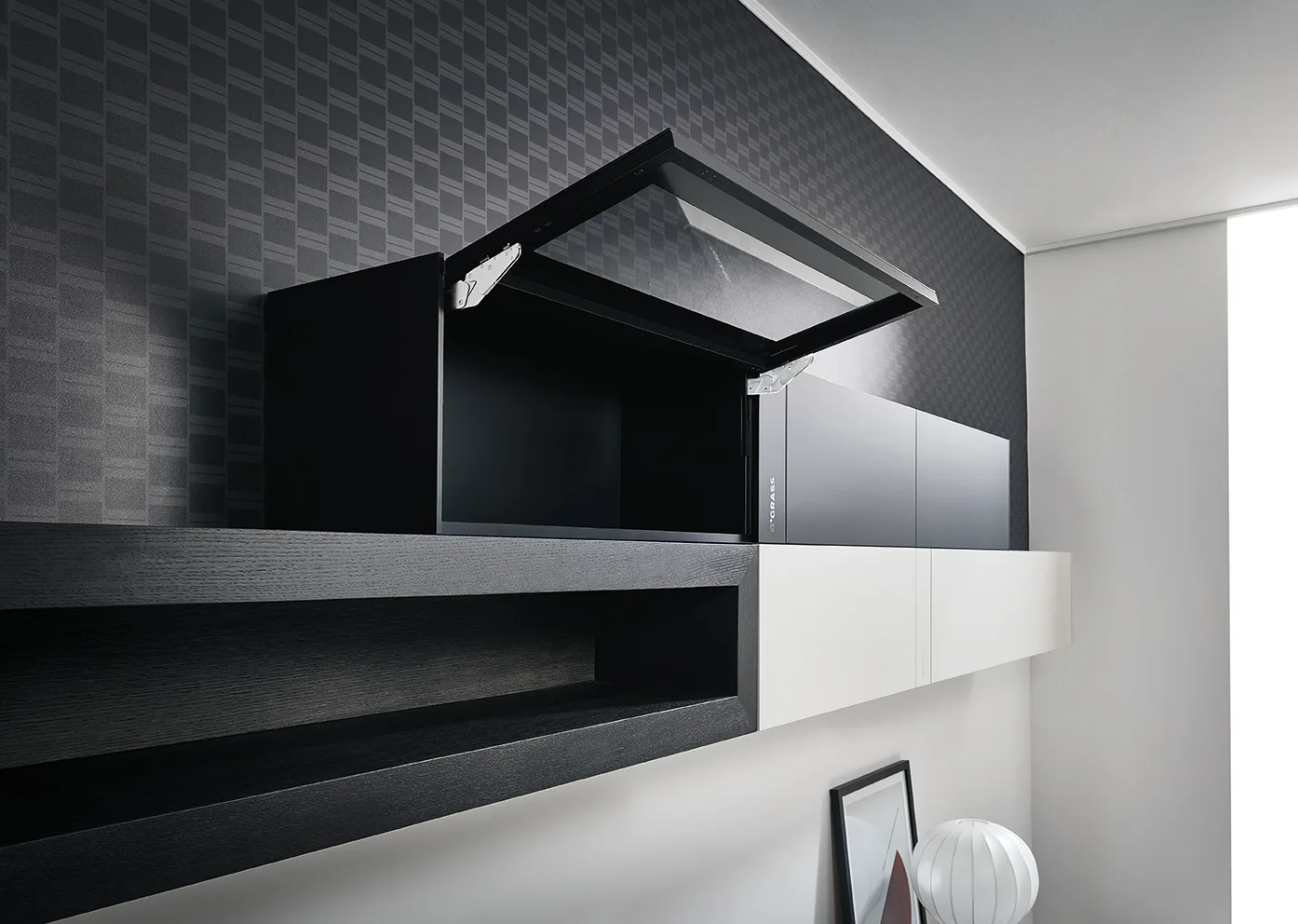 Tay nâng Grass giảm chấn 200-550mm 2T-Slim 1