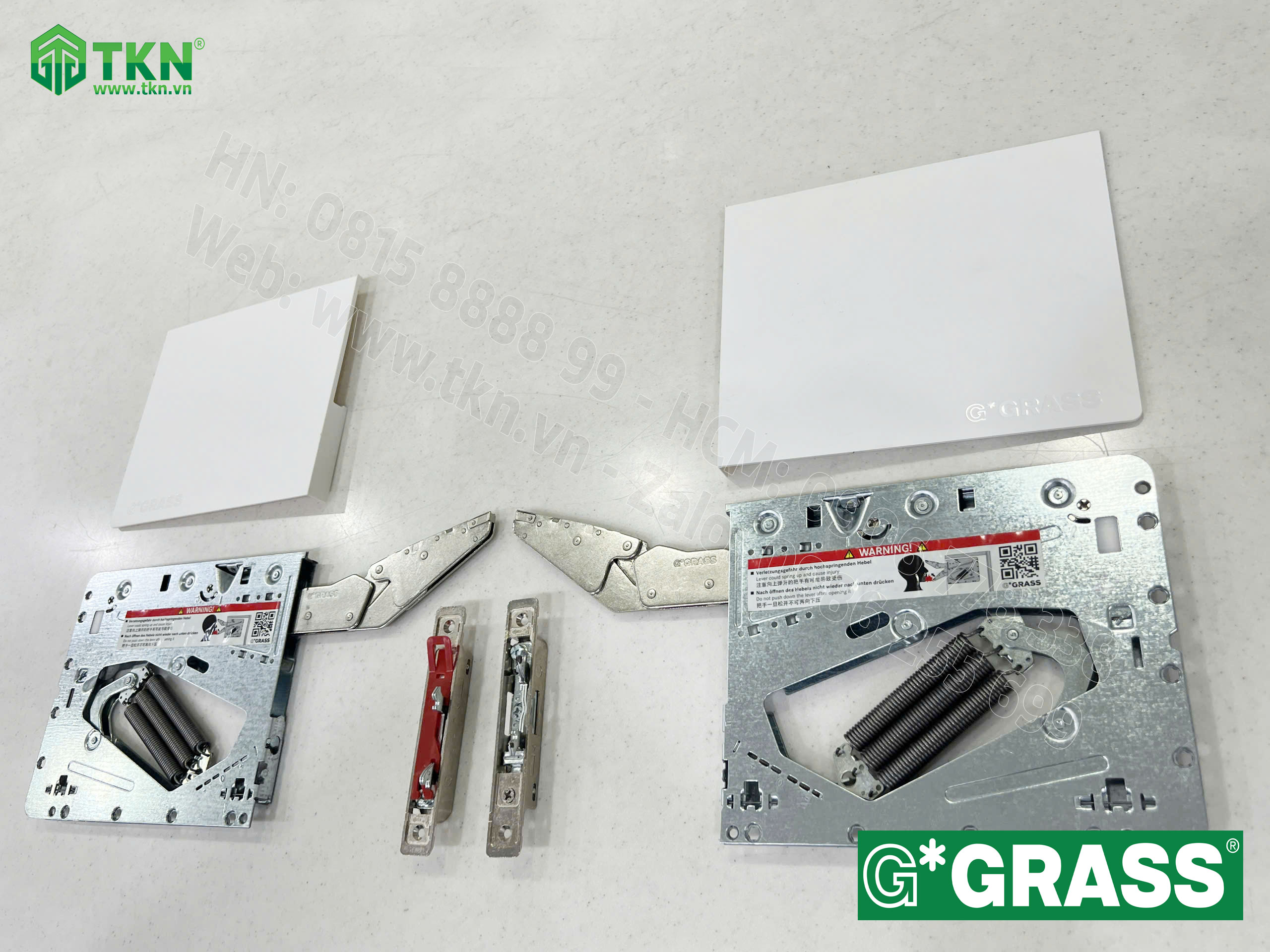 Tay nâng Grass giảm chấn 200-550mm 2T-Slim 5