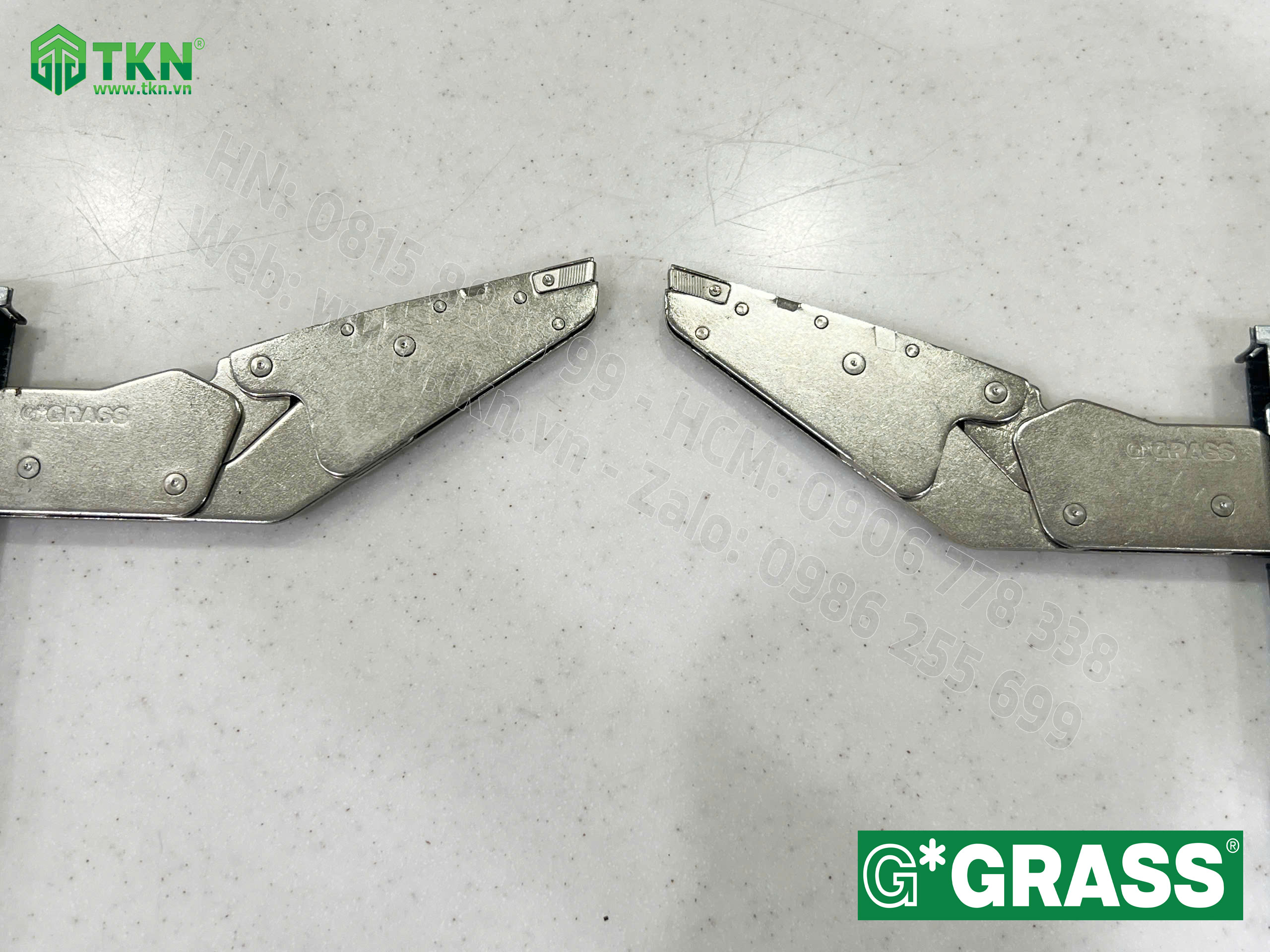 Tay nâng Grass giảm chấn 200-550mm 2T-Slim 9