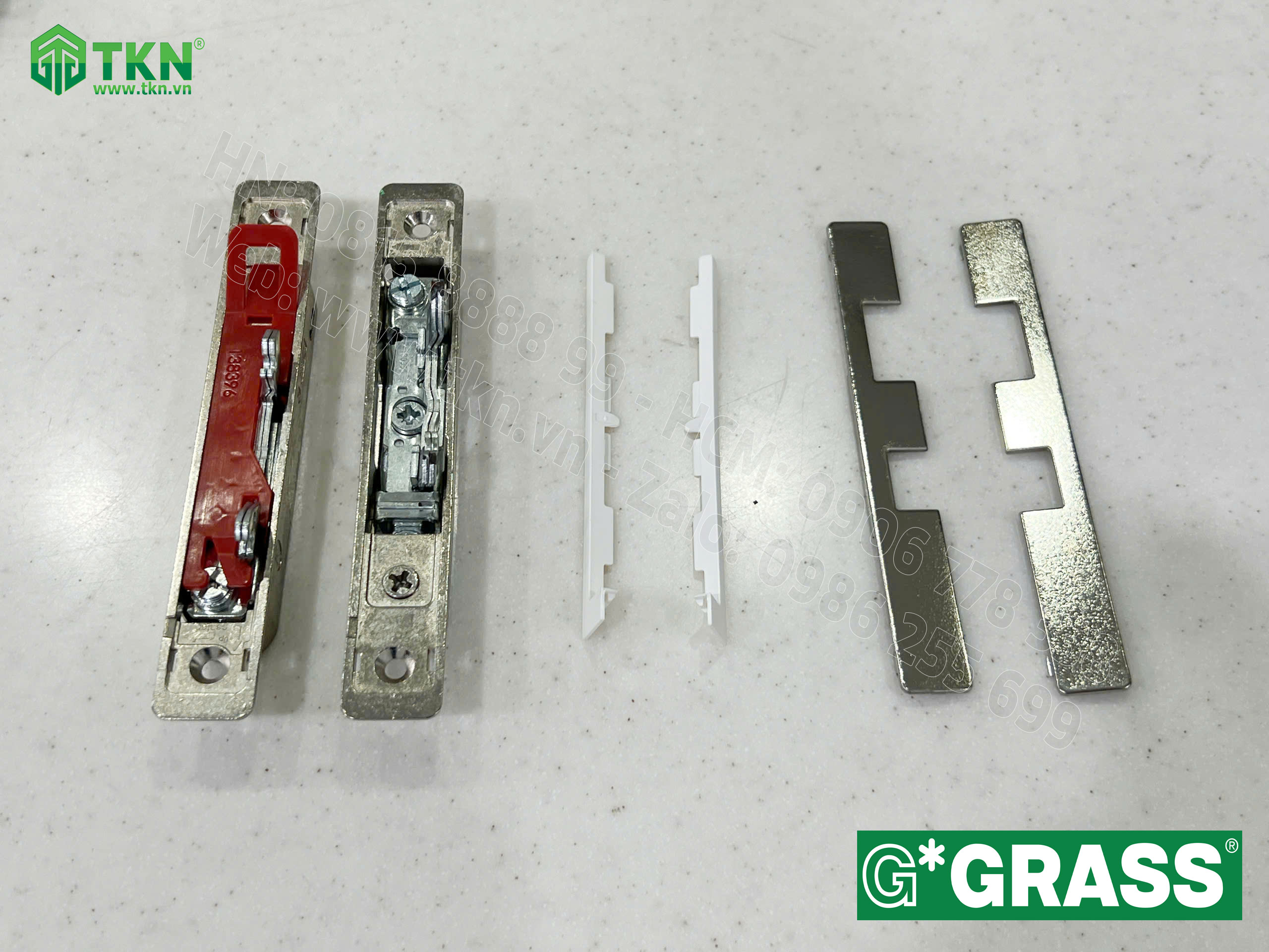 Tay nâng Grass giảm chấn 200-550mm 2T-Slim 11