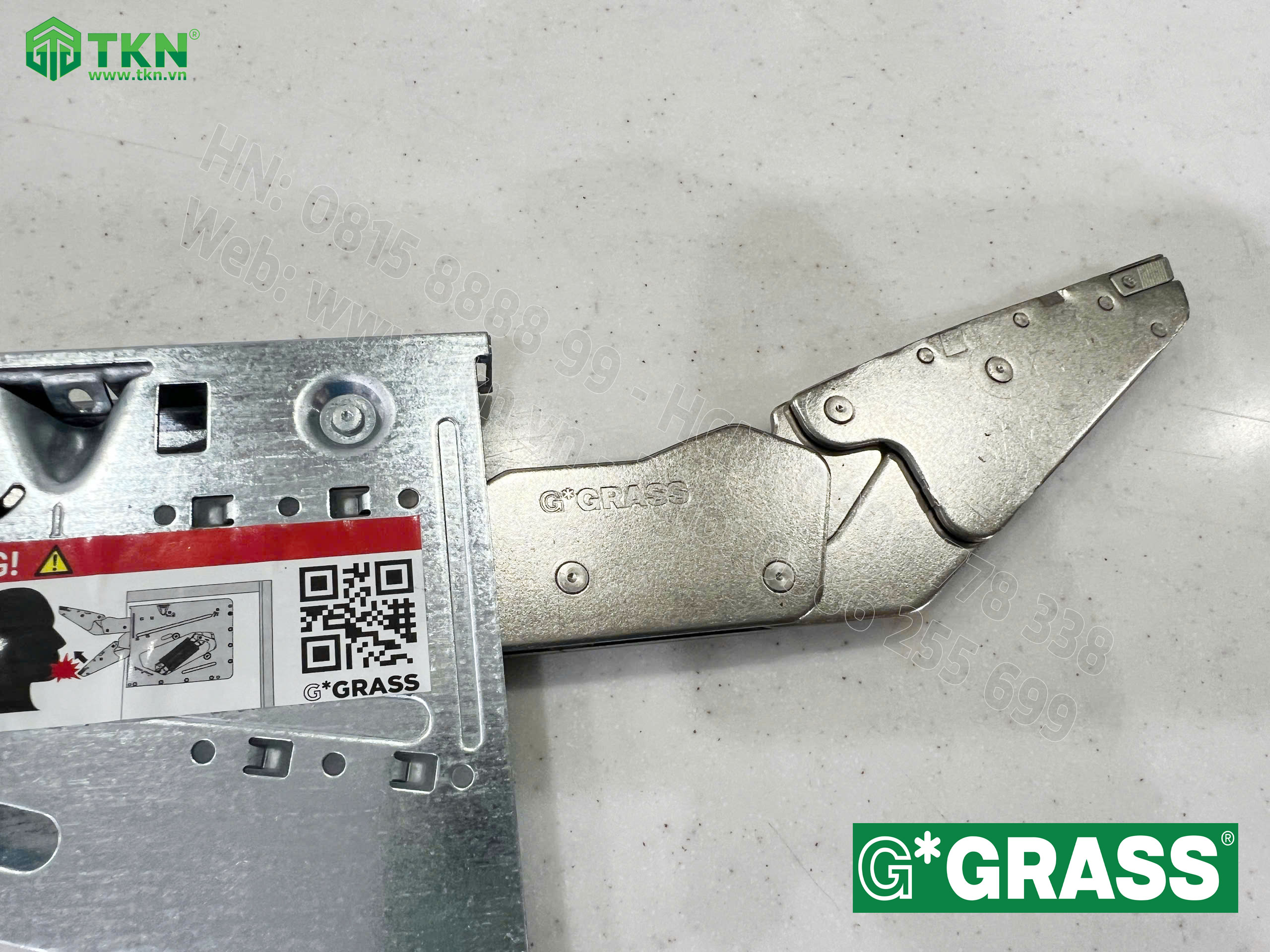 Tay nâng Grass giảm chấn 200-550mm 3T-Slim 6