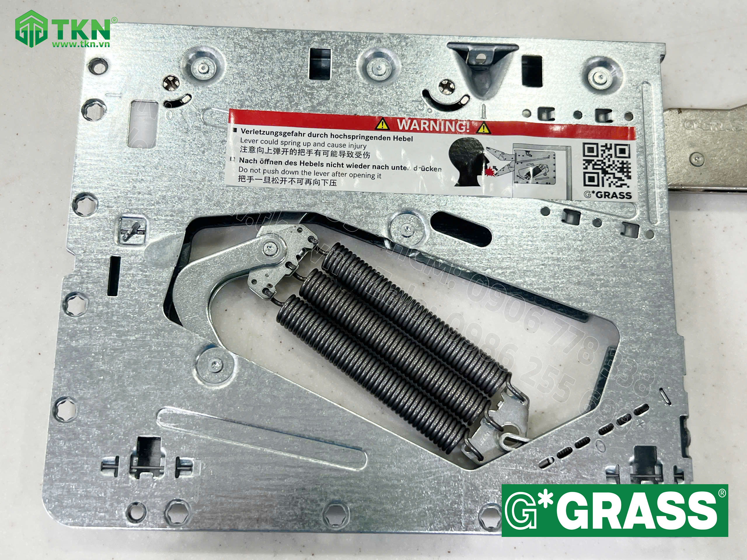 Tay nâng Grass giảm chấn 200-550mm 3T-Slim 8