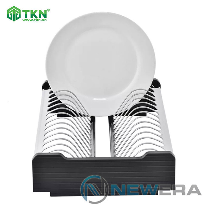 Giá để bát đĩa, thìa đũa NewEra 900mm inox hộp 304 NE366.900 2