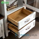 Tay nắm tủ hợp kim kẽm Châu Âu cổ điển NE2622.128CF 6