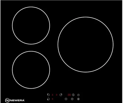 Bếp điện từ NewEra mặt kính gốm thuỷ tinh vitro đôi NE6013IC