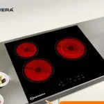 Bếp hồng ngoại NewEra 2 vùng nấu 1 từ 1 hồng ngoại NE6013CC