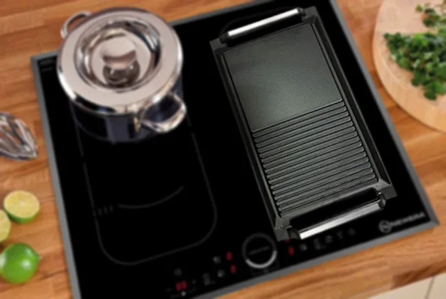 Chảo nướng NewEra 3 vùng nấu 2 từ 1 hồng ngoại NE60CGR