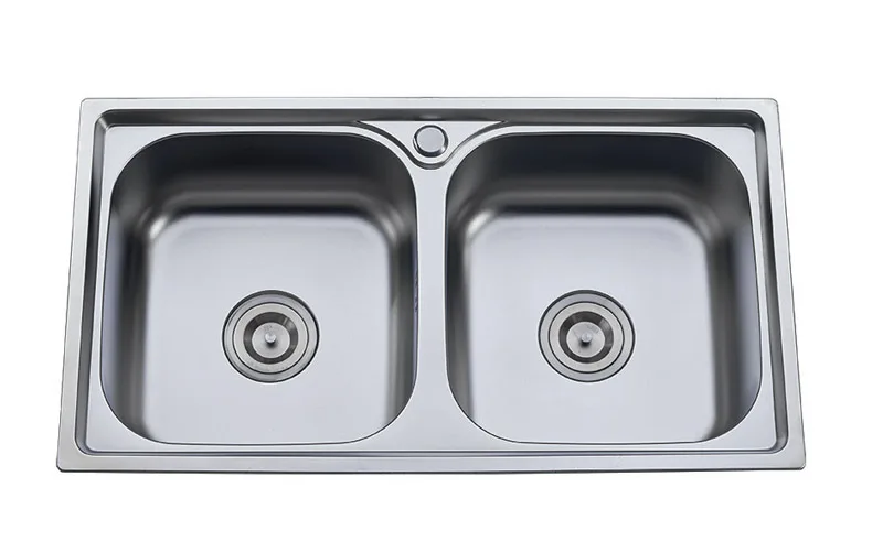 Chậu rửa bát NewEra inox 304 2 bồn rửa NE78S43A