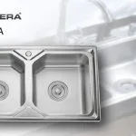 Chậu rửa bát NewEra inox 304 2 bồn rửa NE90S50A